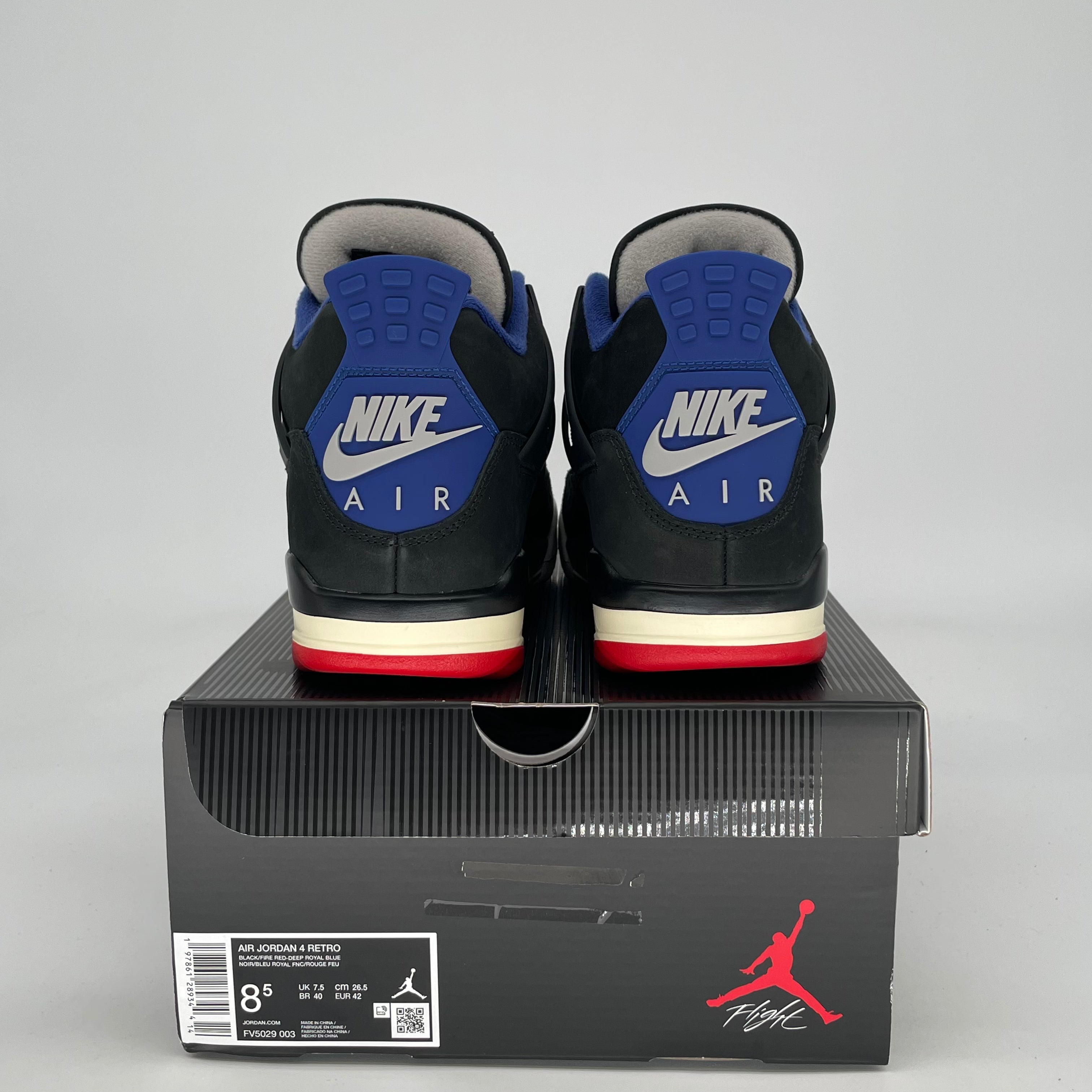 AIR JORDAN 4 RARE AIR WHITE LETTERING FV5029-003 SIZE 8.5/10W