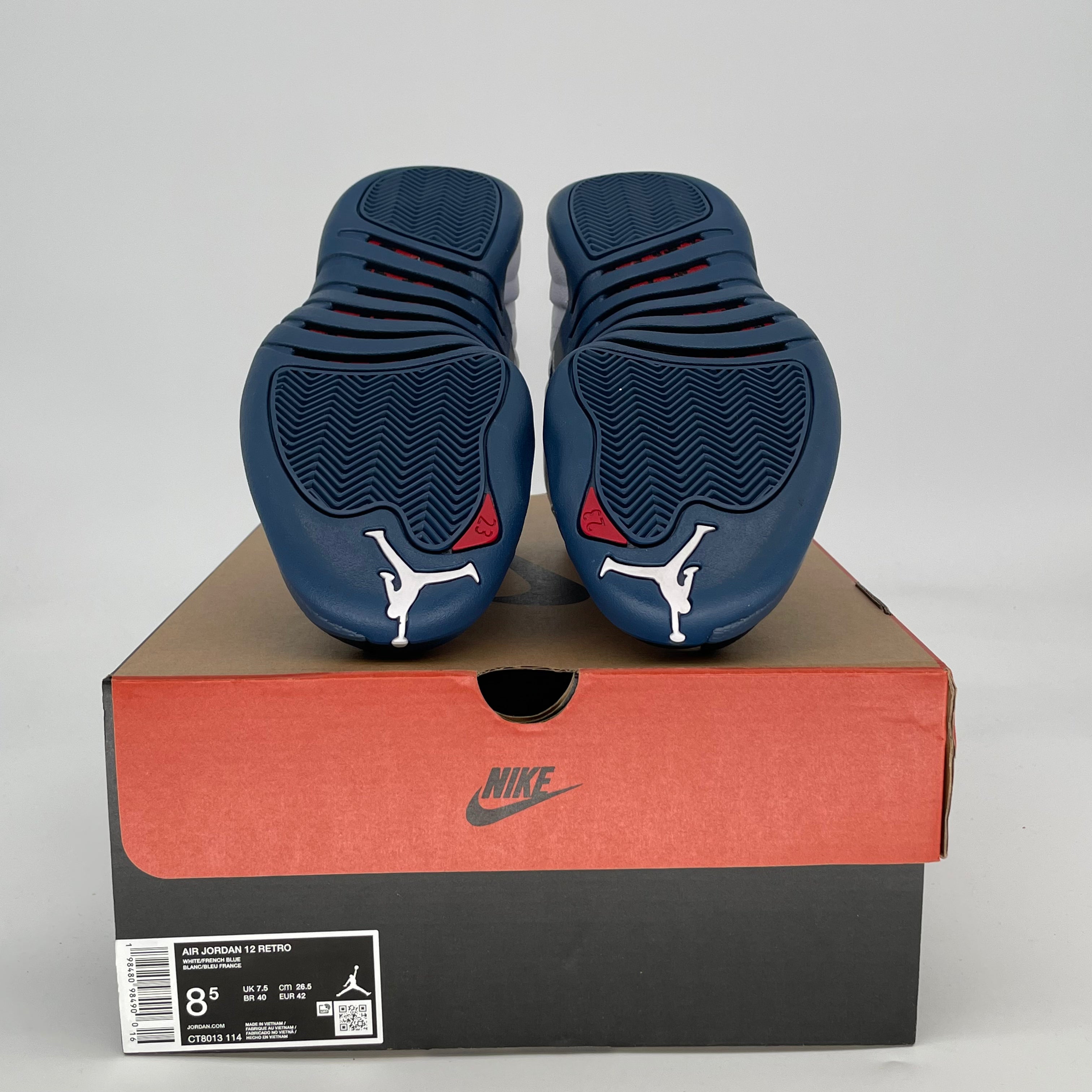 AIR JORDAN 12 FRENCH BLUE CT8013-114 SIZE 8.5/10W