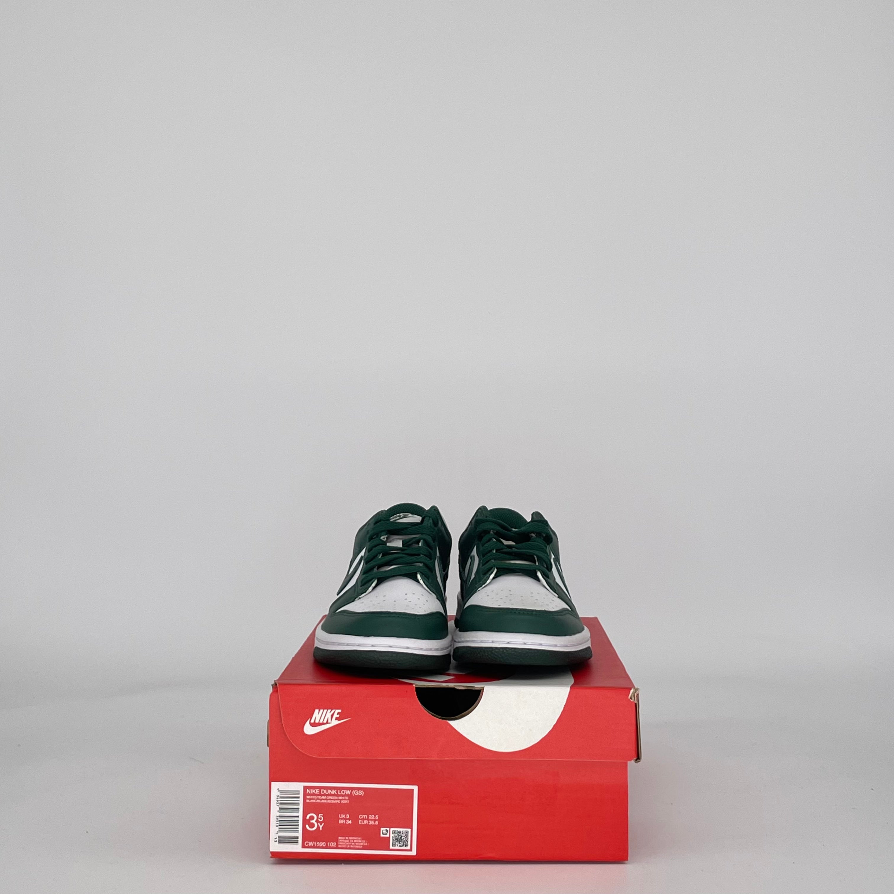 NIKE DUNK LOW MICHIGAN STATE CW1590-102 SIZE 3.5/5W GS