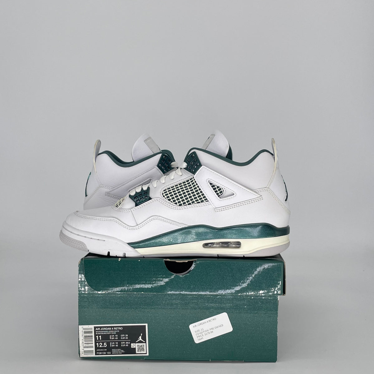 Jordan 4 Retro Oxidized Green