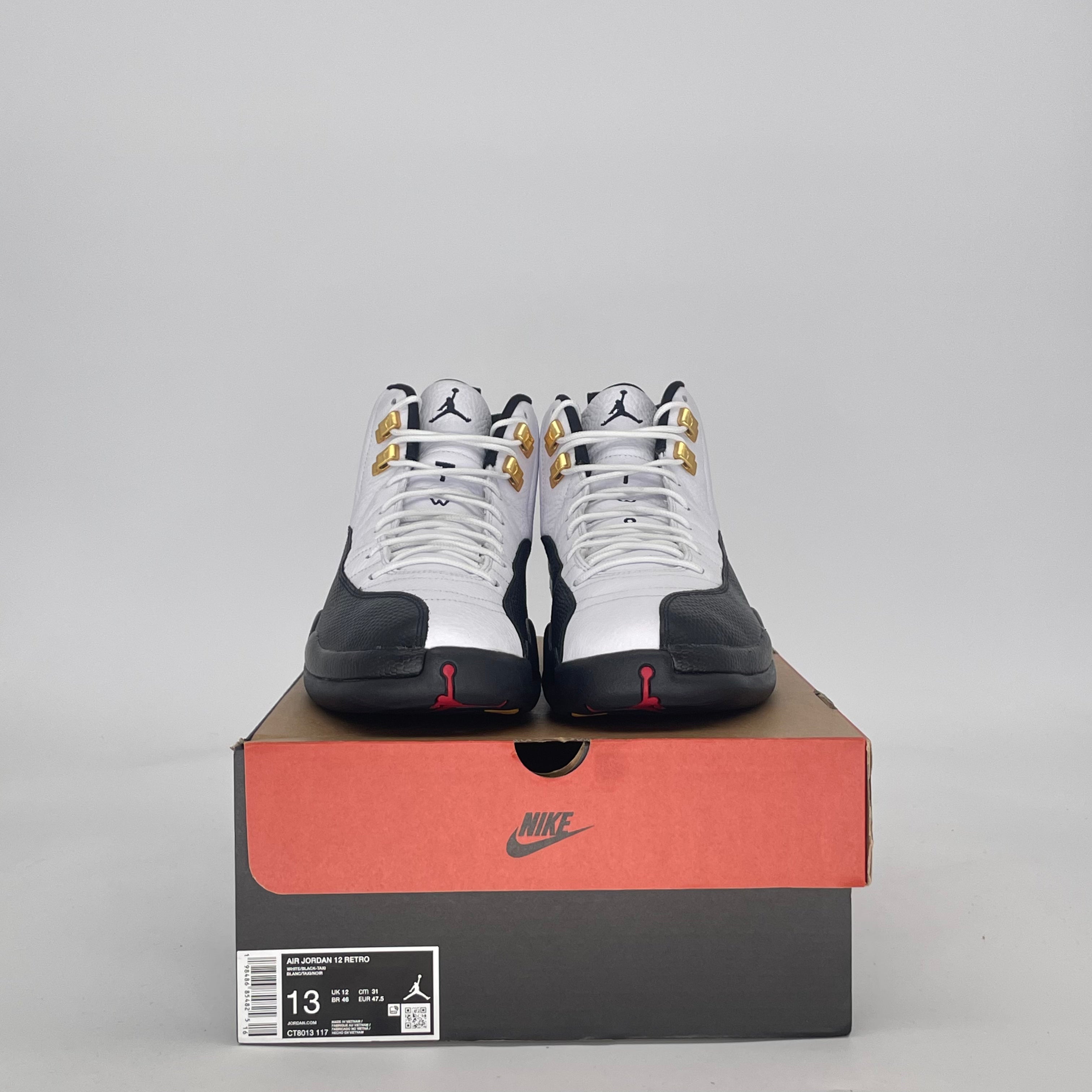 AIR JORDAN 12 TAXI CT8013-117 SIZE 13/14.5W