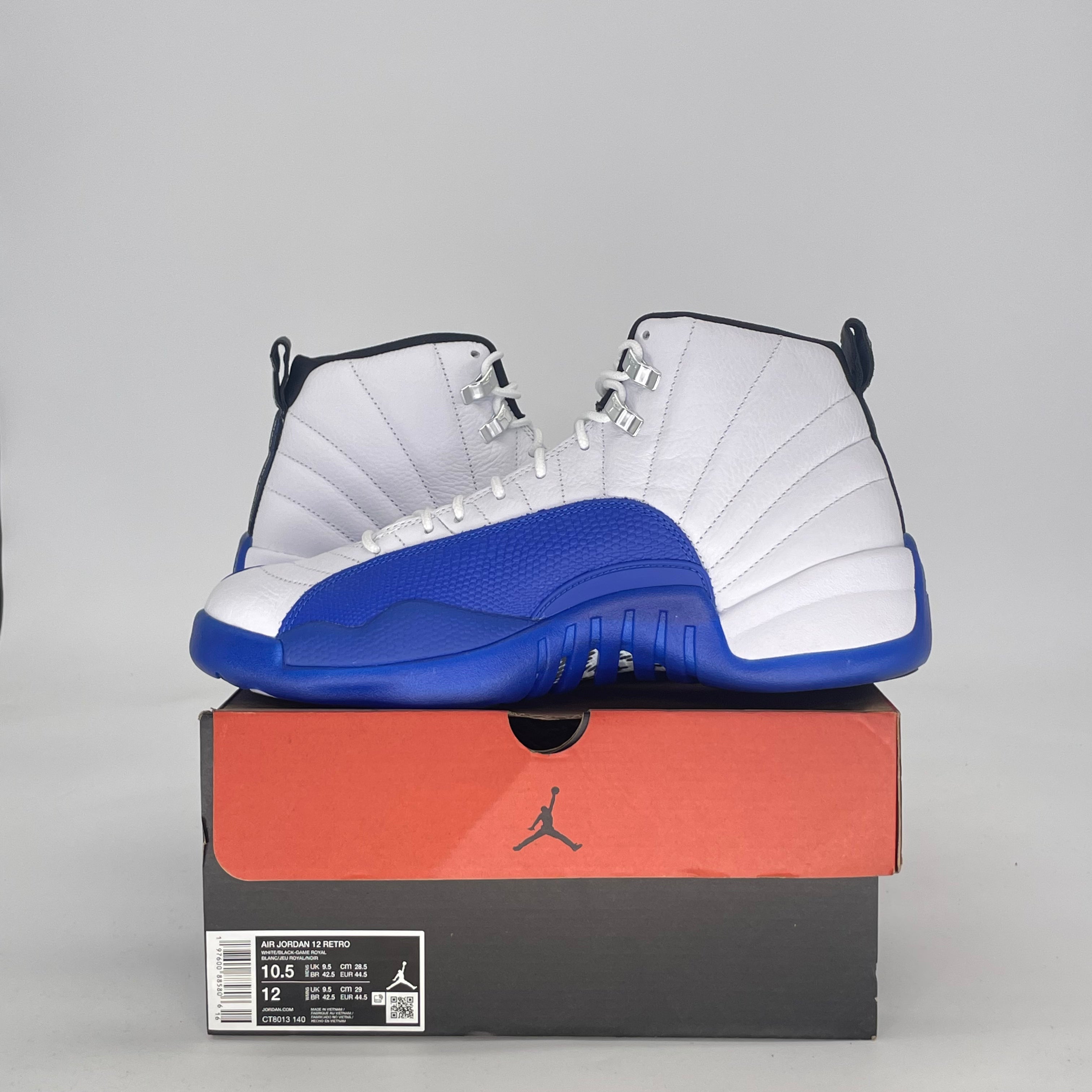 AIR JORDAN 12 BLUEBERRY CT8013-140 SIZE 10.5/12W