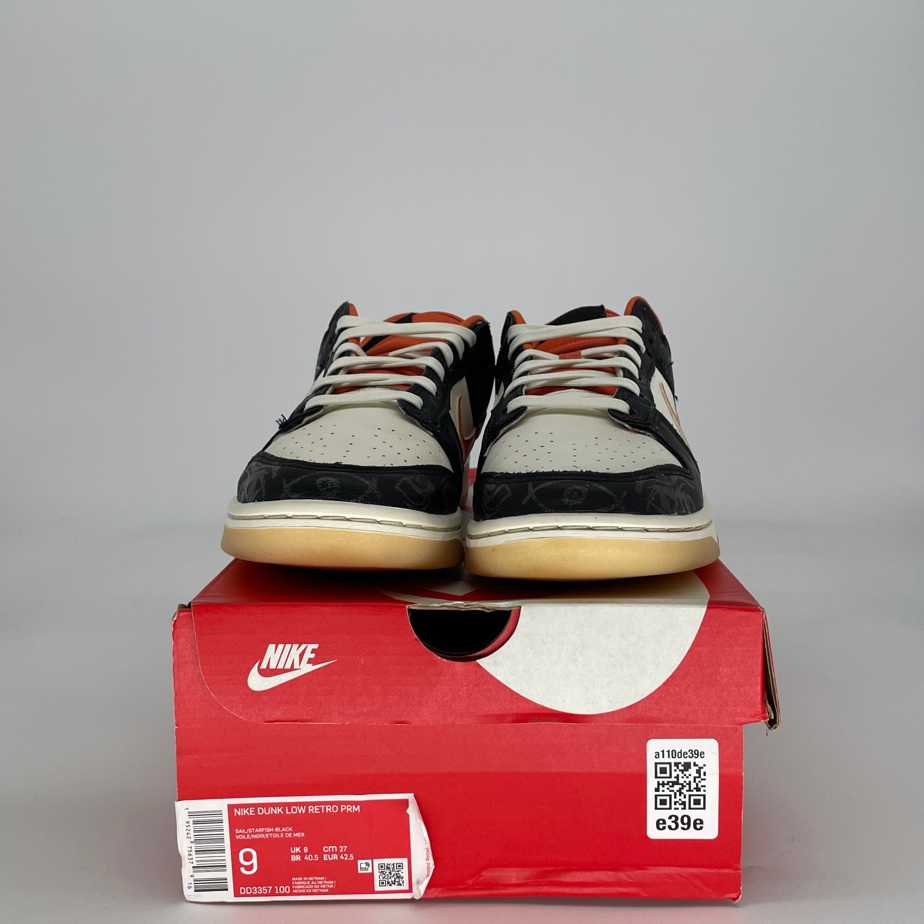 NIKE DUNK LOW HALLOWEEN DD3357-100 SIZE 9/10.5W