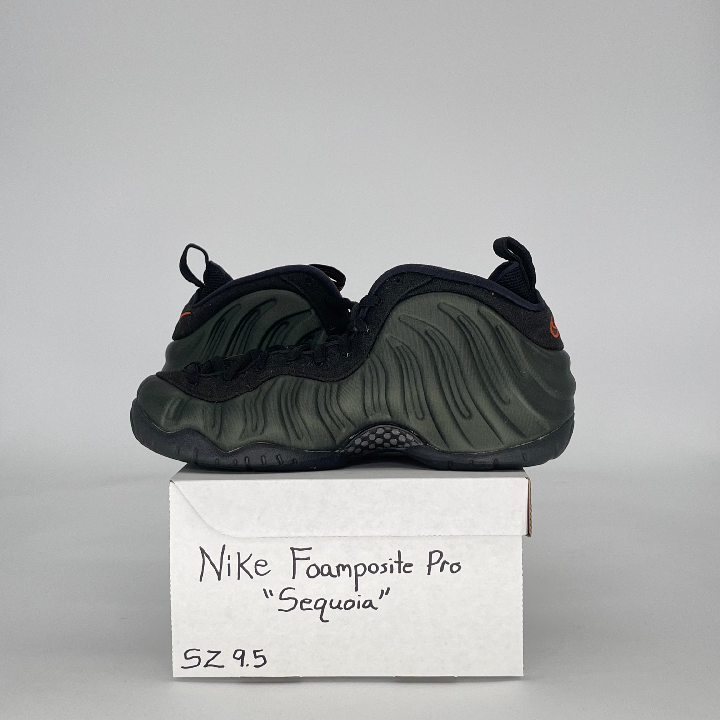 NIKE AIR FOAMPOSITE PRO SEQUOIA 624041-304 SIZE 9.5/11W
