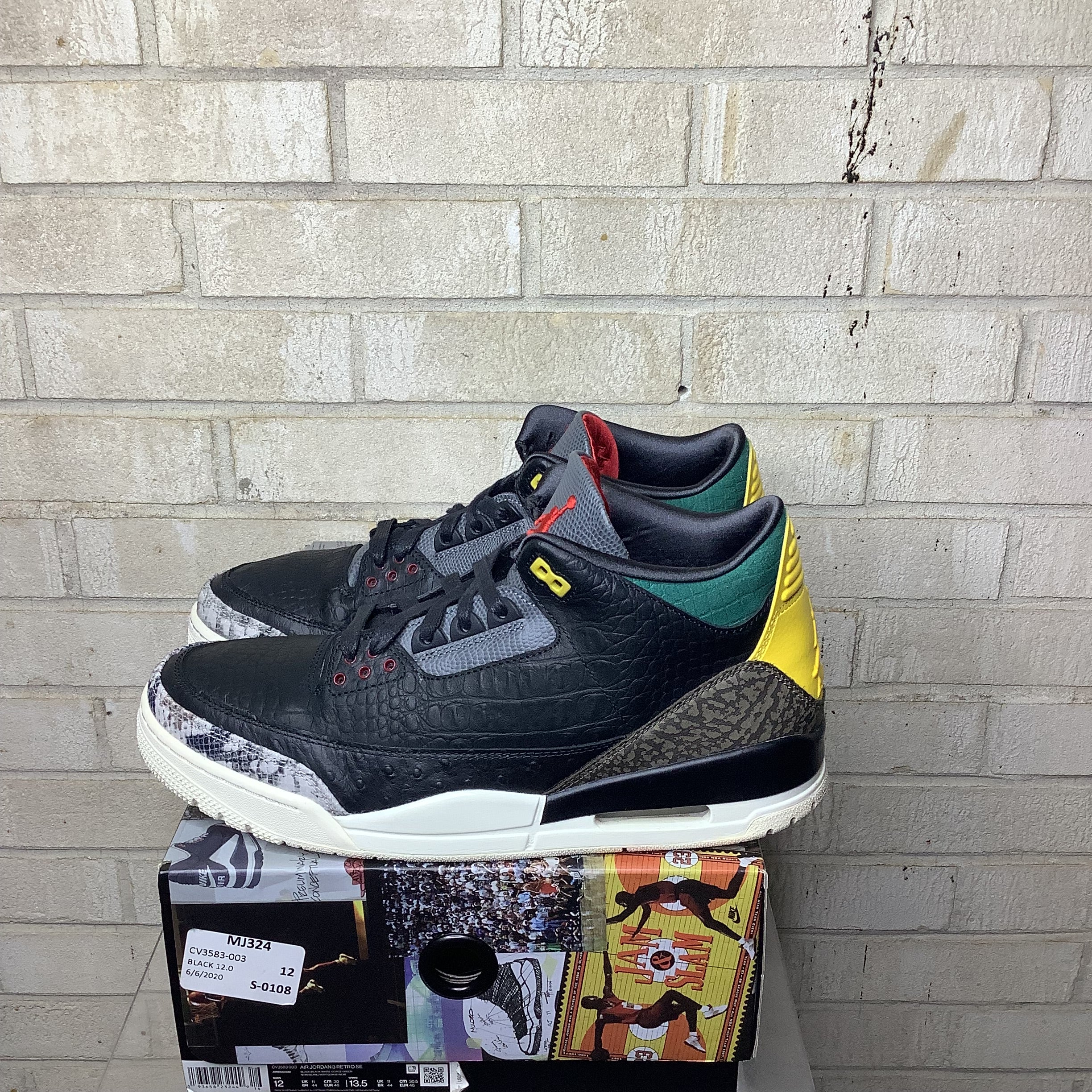 AIR JORDAN 3 ANIMAL INSTINCT 2.0 SIZE 12/13.5W CV3583-003