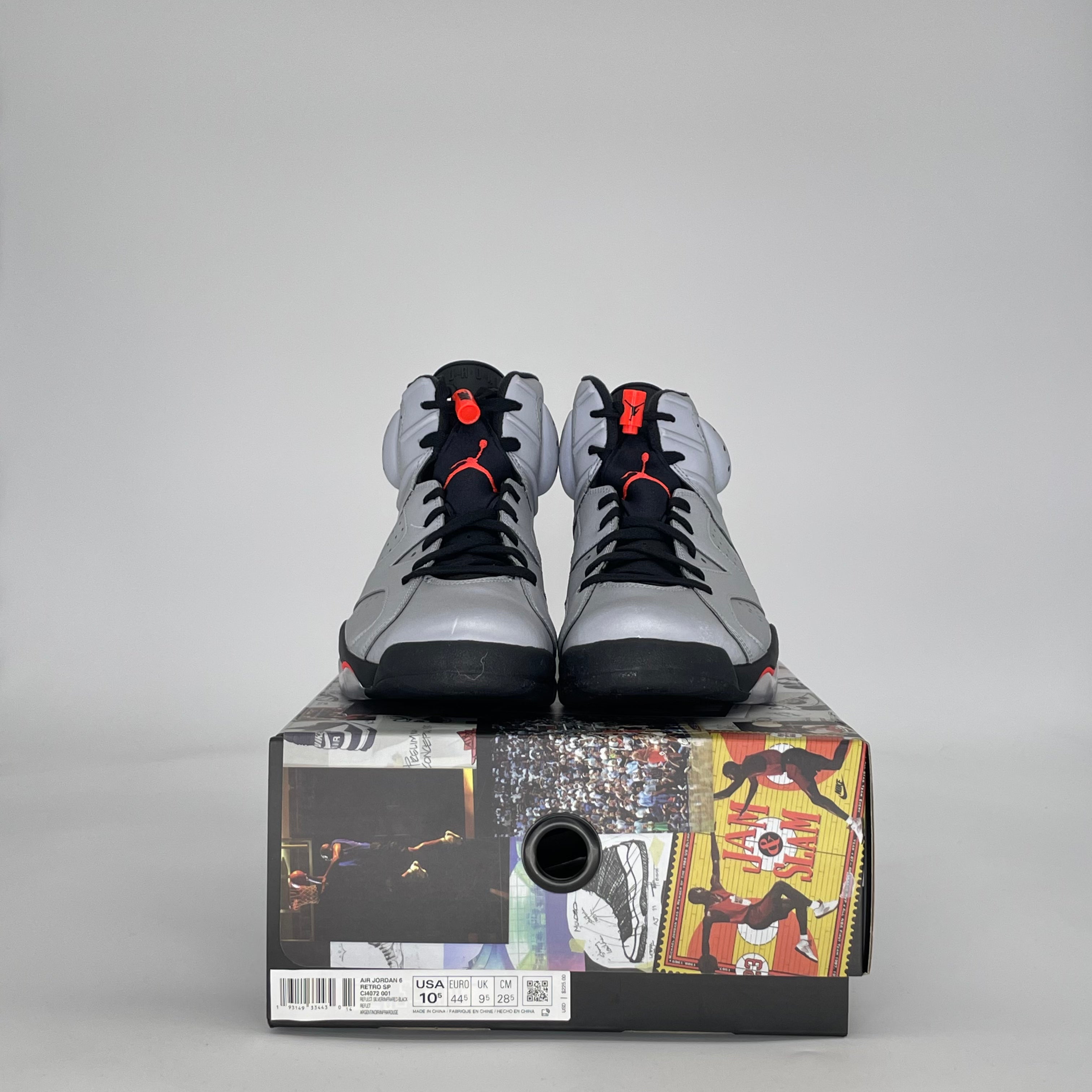 AIR JORDAN 6 REFLECTIONS OF A CHAMPION CI4072-001 SIZE 10.5/12W