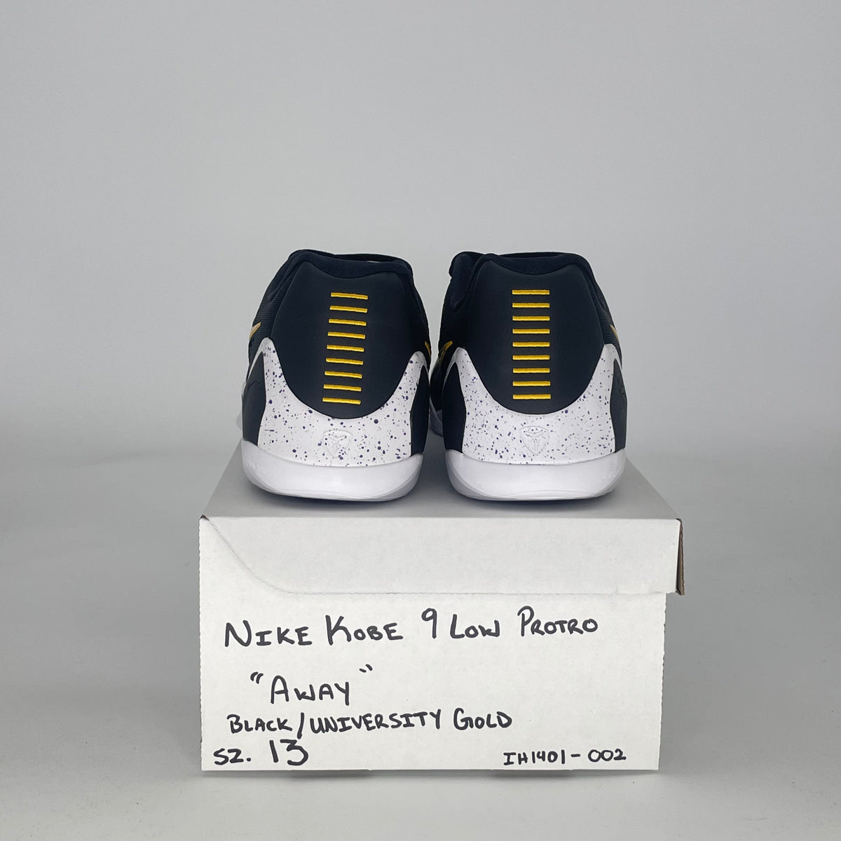 Nike Kobe 9 EM Low Protro TB Black University Gold