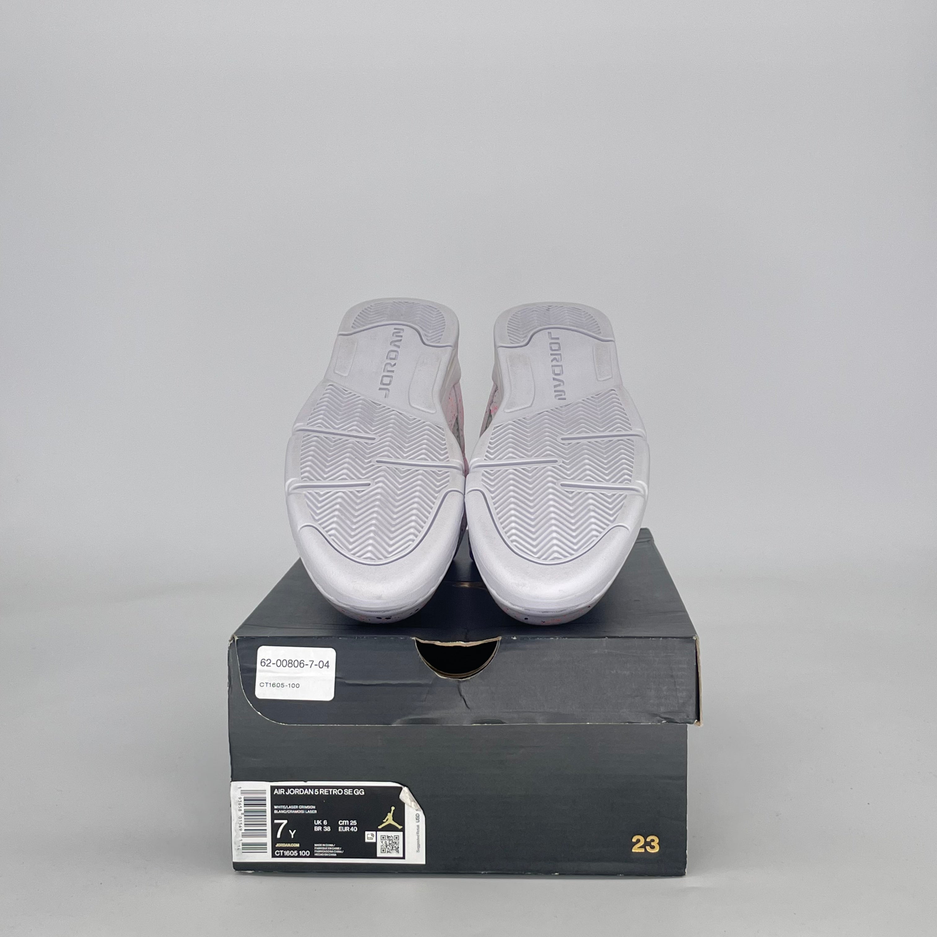 AIR JORDAN 5 EASTER CT1605-100 SIZE 7/8.5W GS
