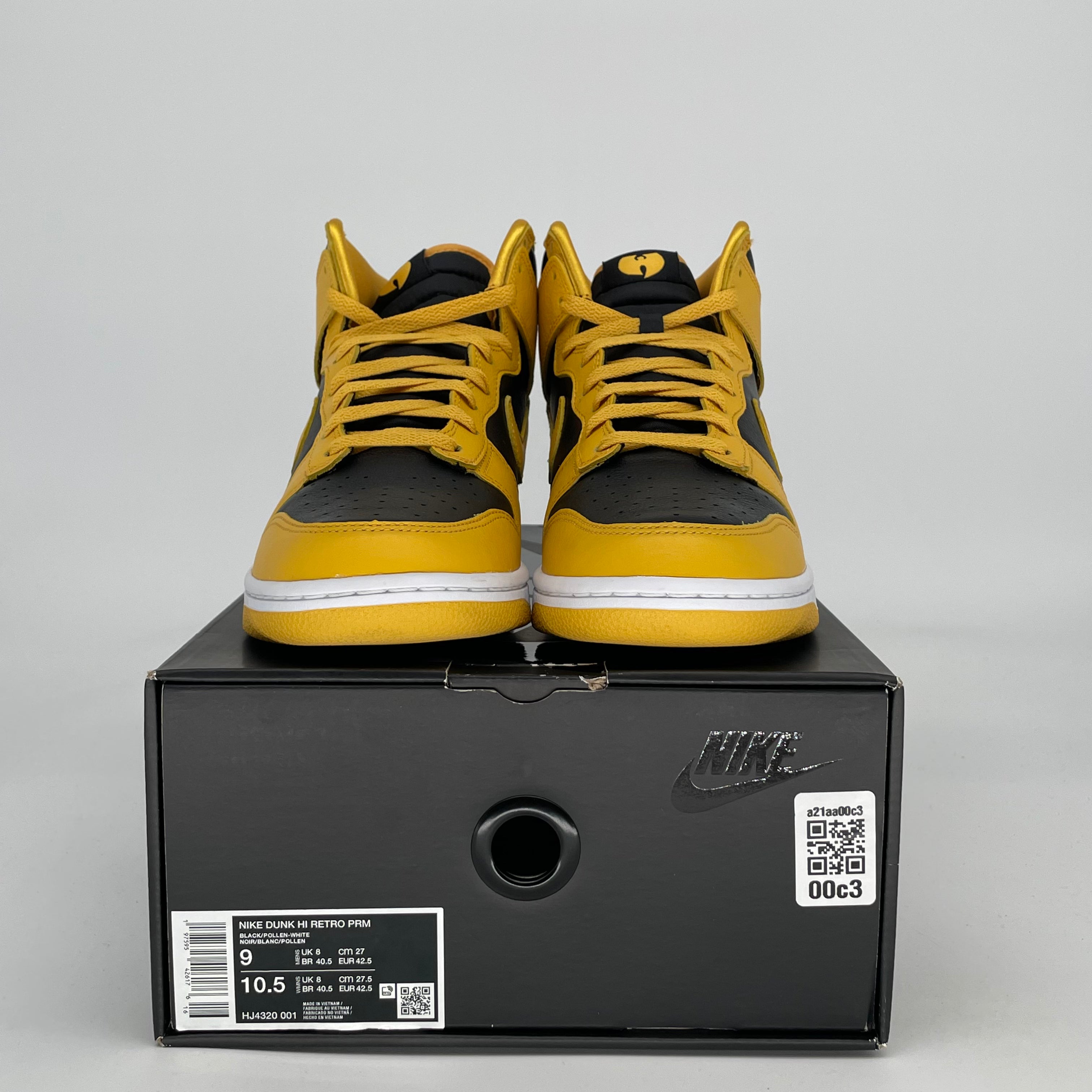 NIKE DUNK HIGH WU-TANG HJ4320-001 SIZE 9/10.5W