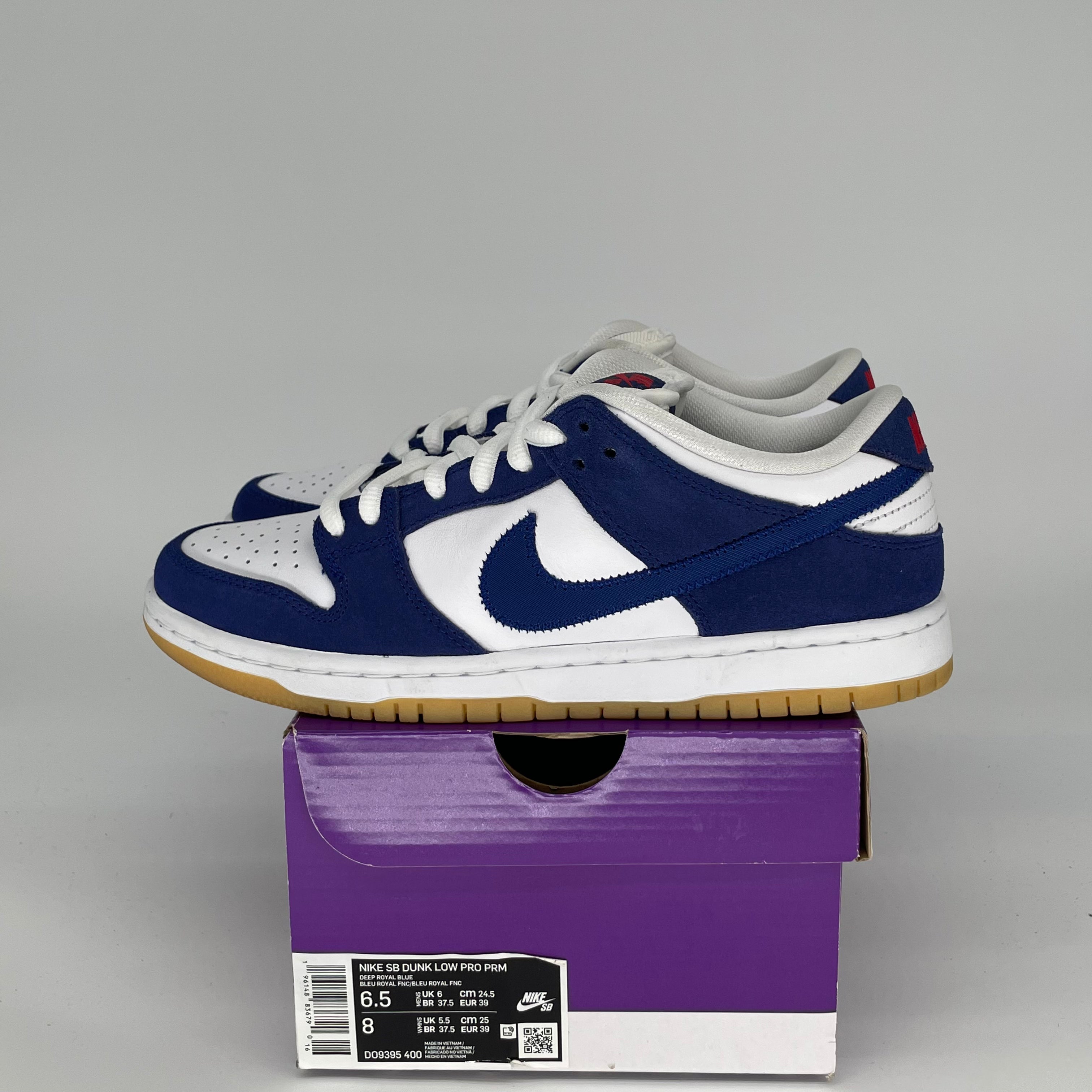 NIKE SB DUNK LOW LA DODGERS DO9395-400 SIZE 6.5/8W
