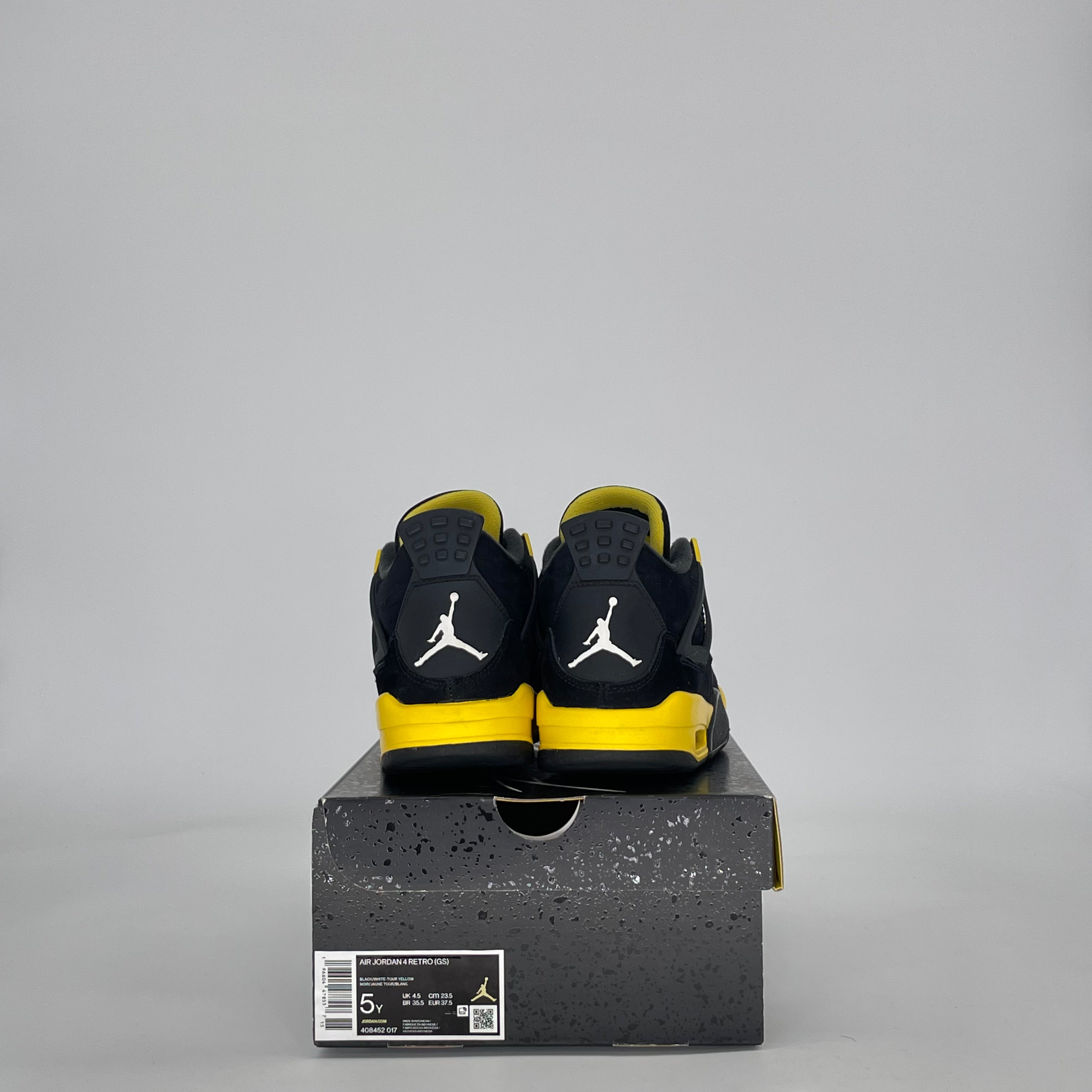 AIR JORDAN 4 THUNDER 408452-017 SIZE 5/6.5W GS