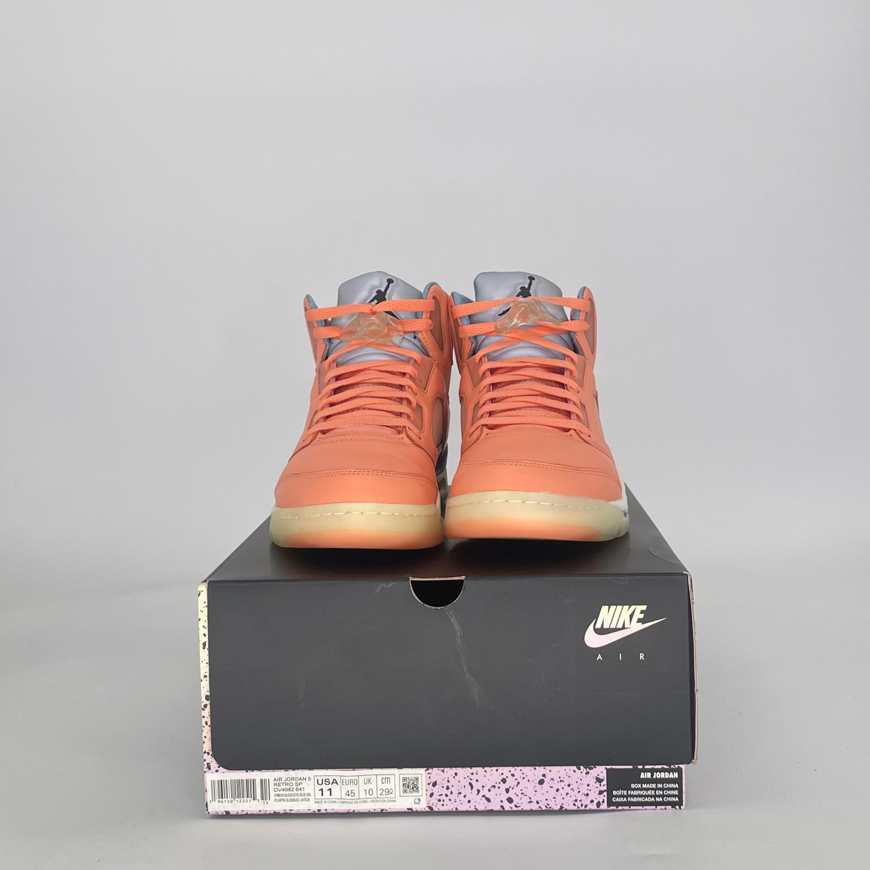 AIR JORDAN 5 DJ KHALED WE THE BEST CRIMSON BLISS DV4982-641 SIZE 11/12.5W