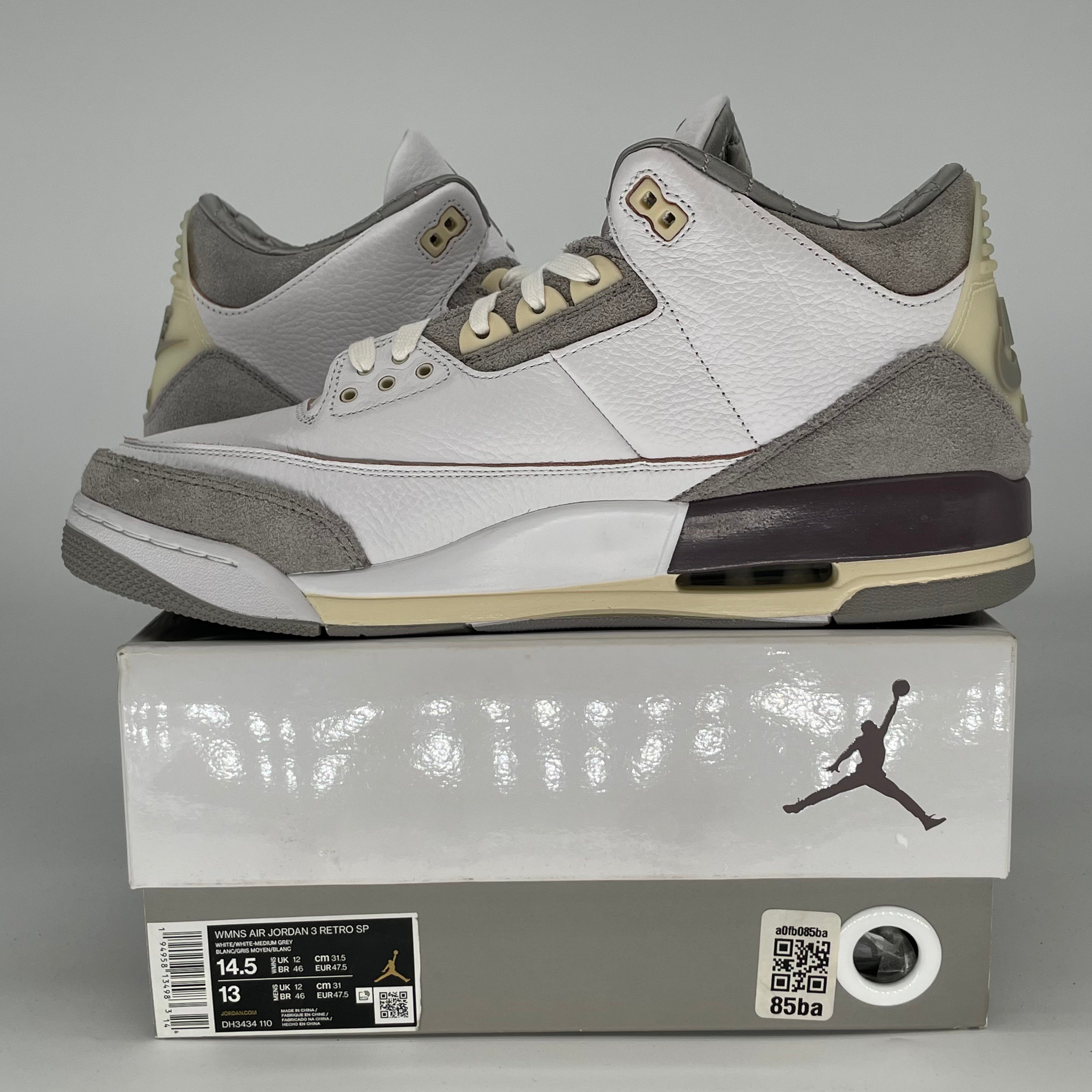 AIR JORDAN 3 A MA MANIERE W DH3434-110 SIZE 13/14.5W