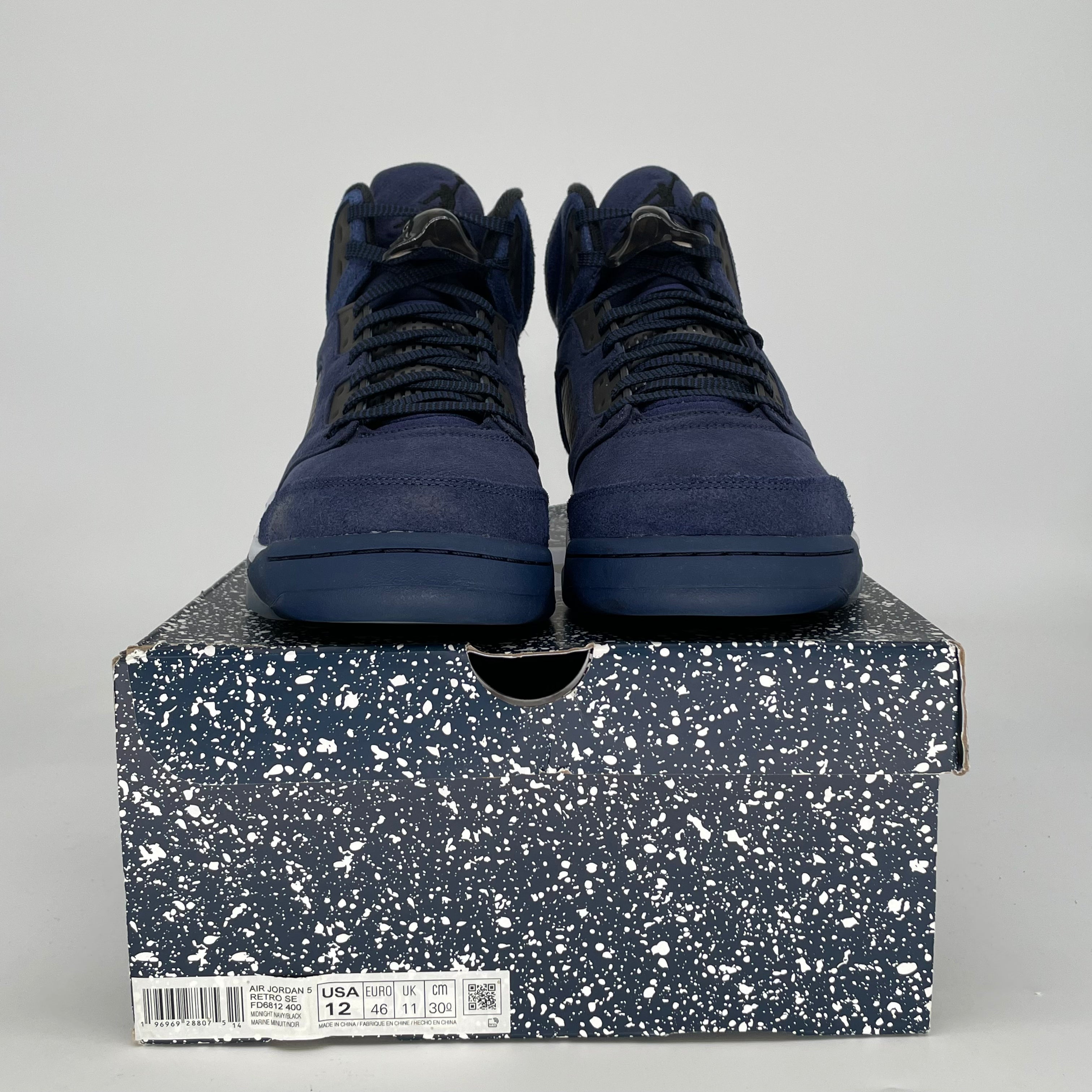 AIR JORDAN 5 MIDNIGHT NAVY FD6812-400 SIZE 12/13.5W