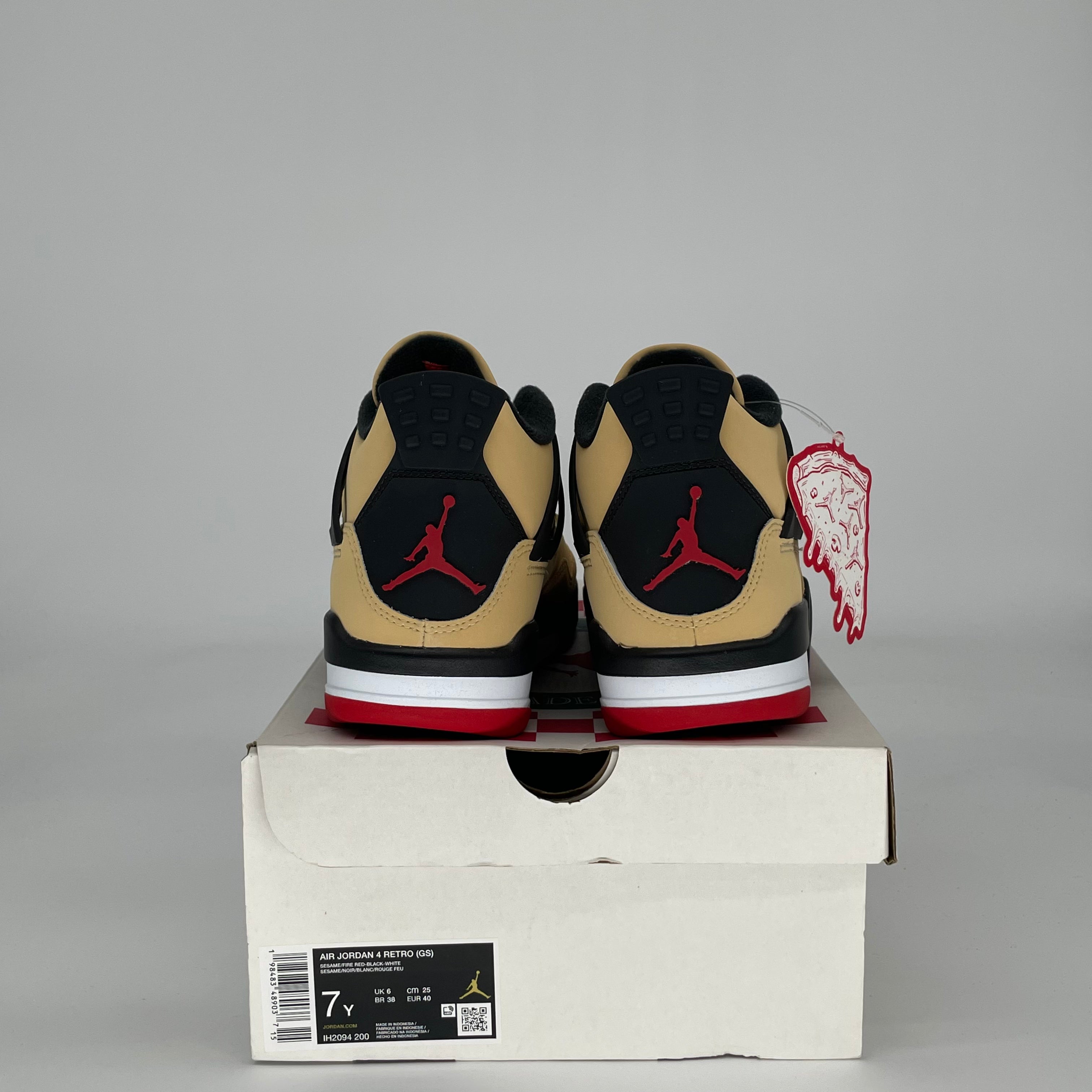 AIR JORDAN 4 PIZZA IH2094-200 SIZE 7/8.5W