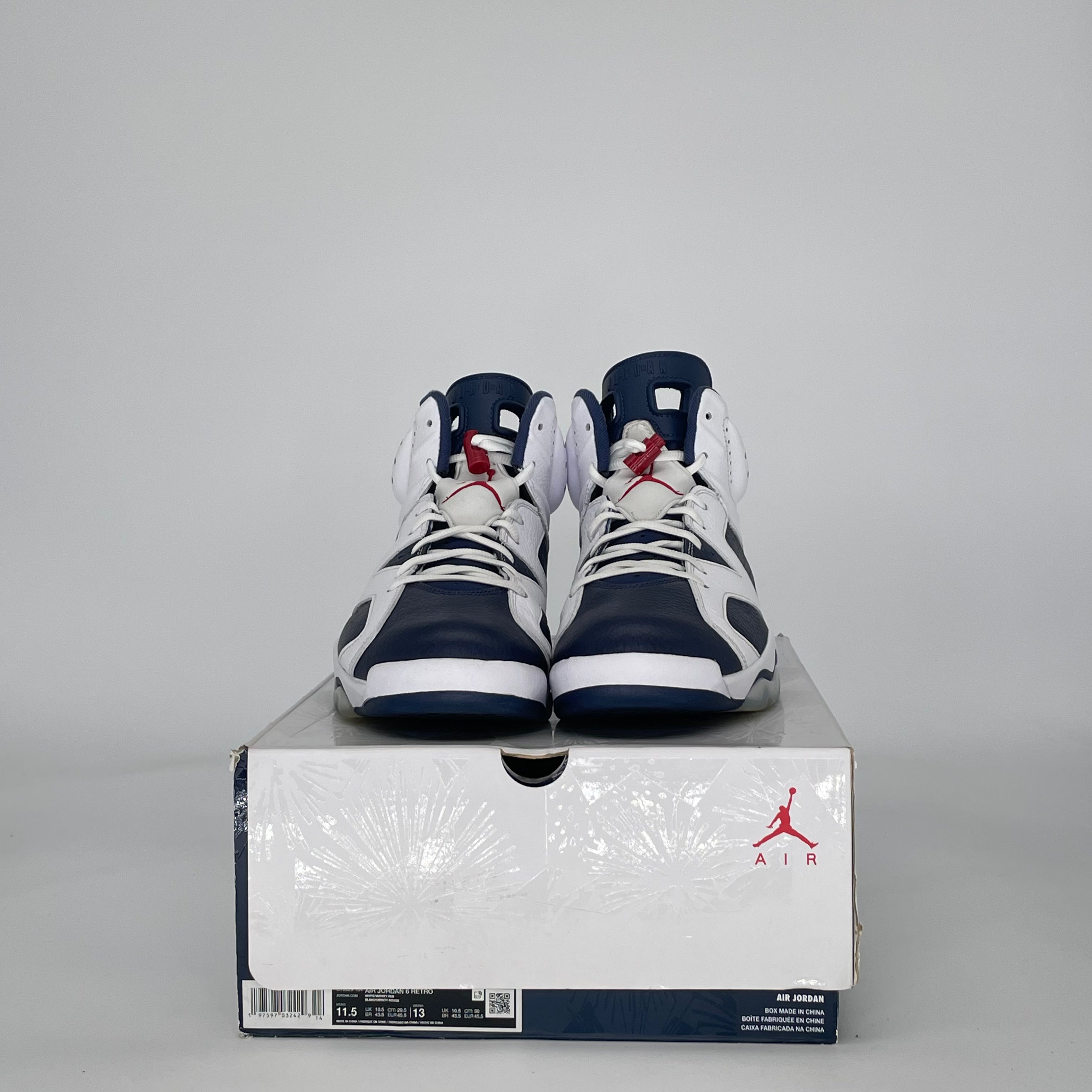 AIR JORDAN 6 OLYMPIC CT8529-164 SIZE 11.5/13W