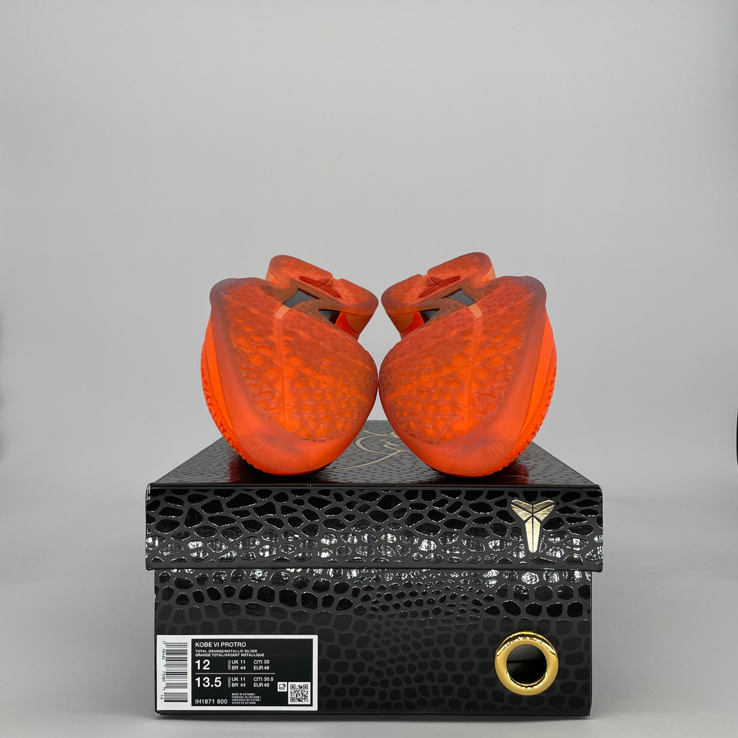 NIKE KOBR 6 PROTRO TOTAL ORANGE IH1871-800 SIZE 12/13.5W