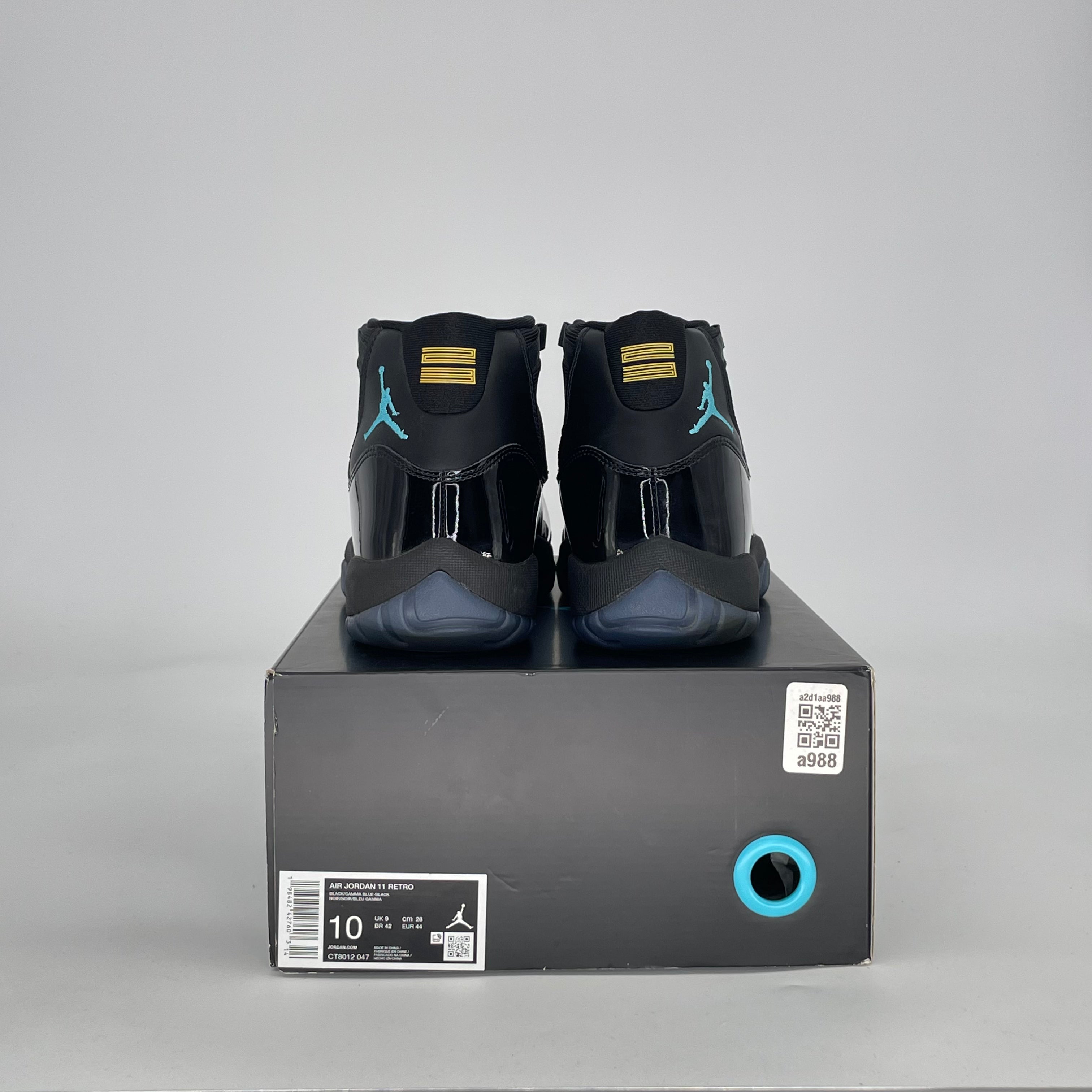 AIR JORDAN 11 GAMMA BLUE CT8012-047 SIZE 10/11.5W