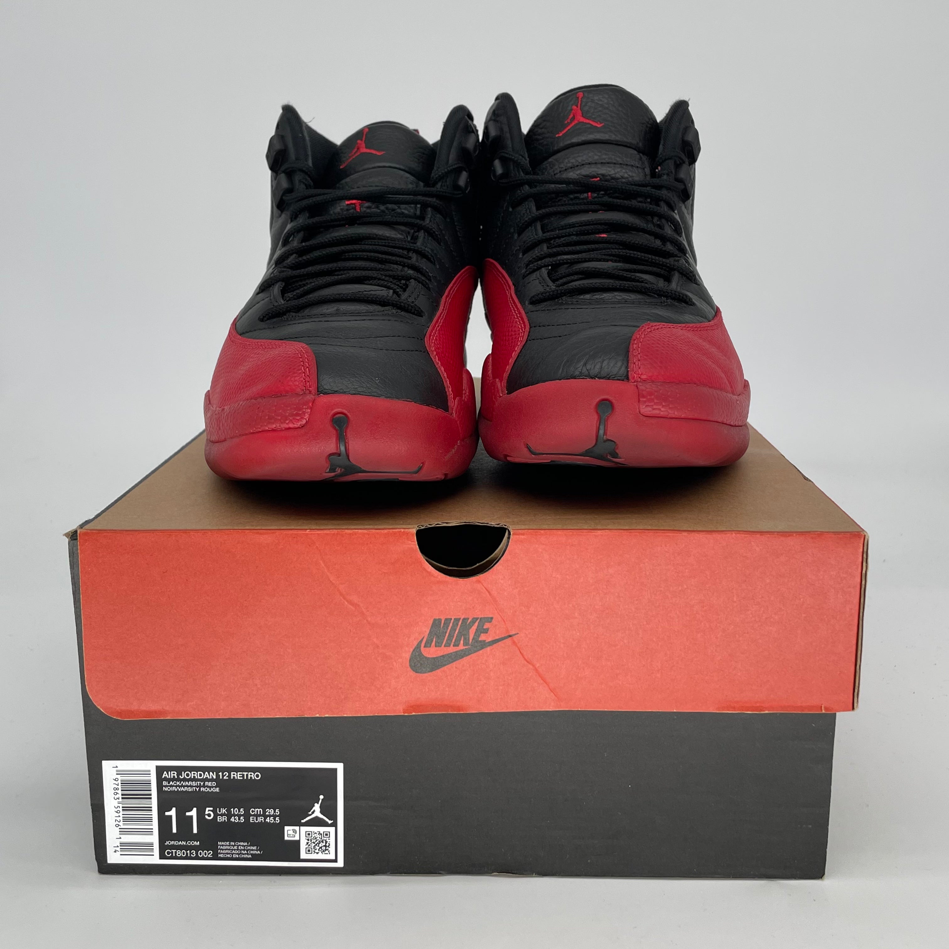 AIR JORDAN 12 FLU GAME CT8013-002 SIZE 11.5/13W