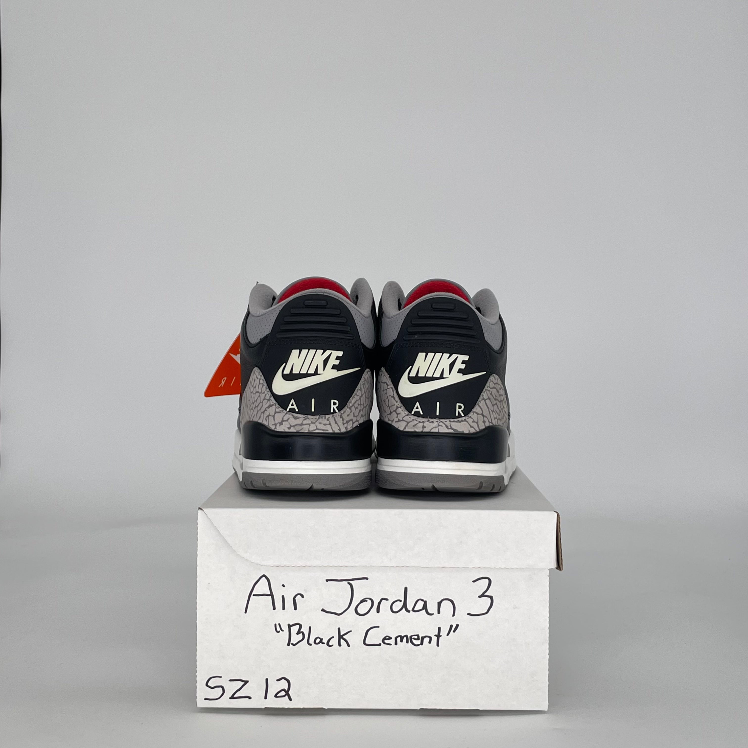 AIR JORDAN 3 BLACK CEMENT DN3707-010 SIZE 12/13.5W