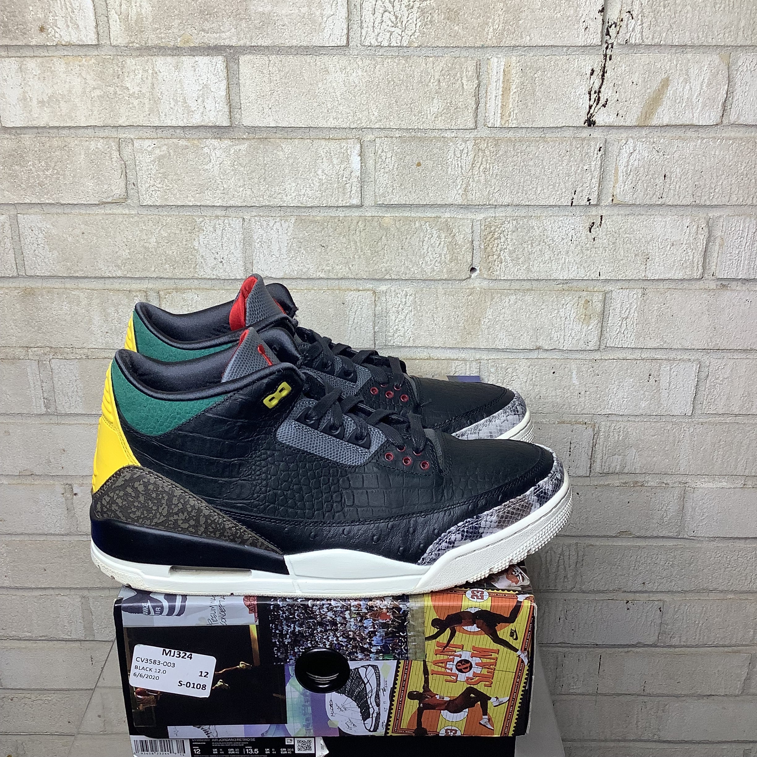 AIR JORDAN 3 ANIMAL INSTINCT 2.0 SIZE 12/13.5W CV3583-003