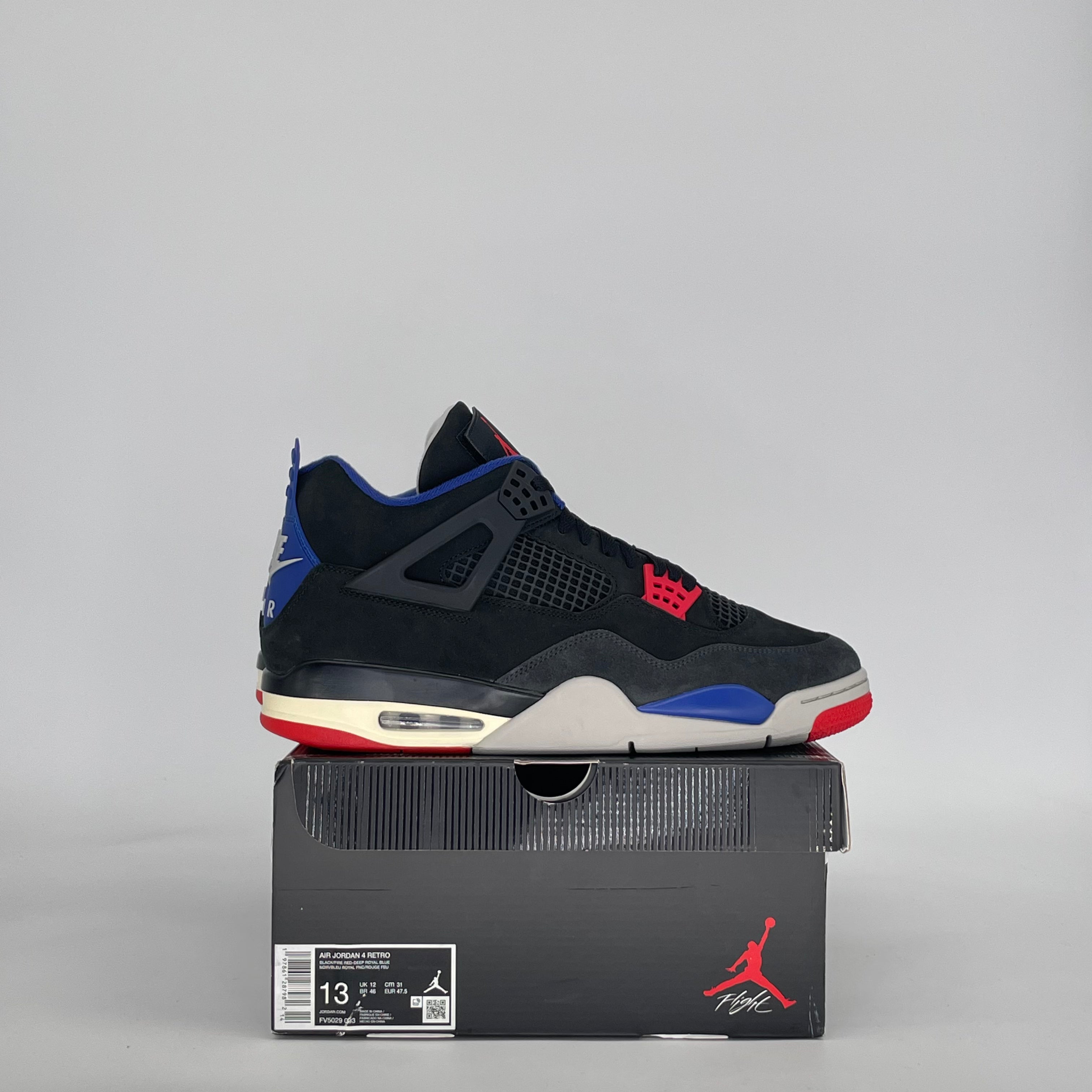 AIR JORDAN 4 RARE AIR (WHITE LETTERING) FV5029-003 SIZE 13/14.5W