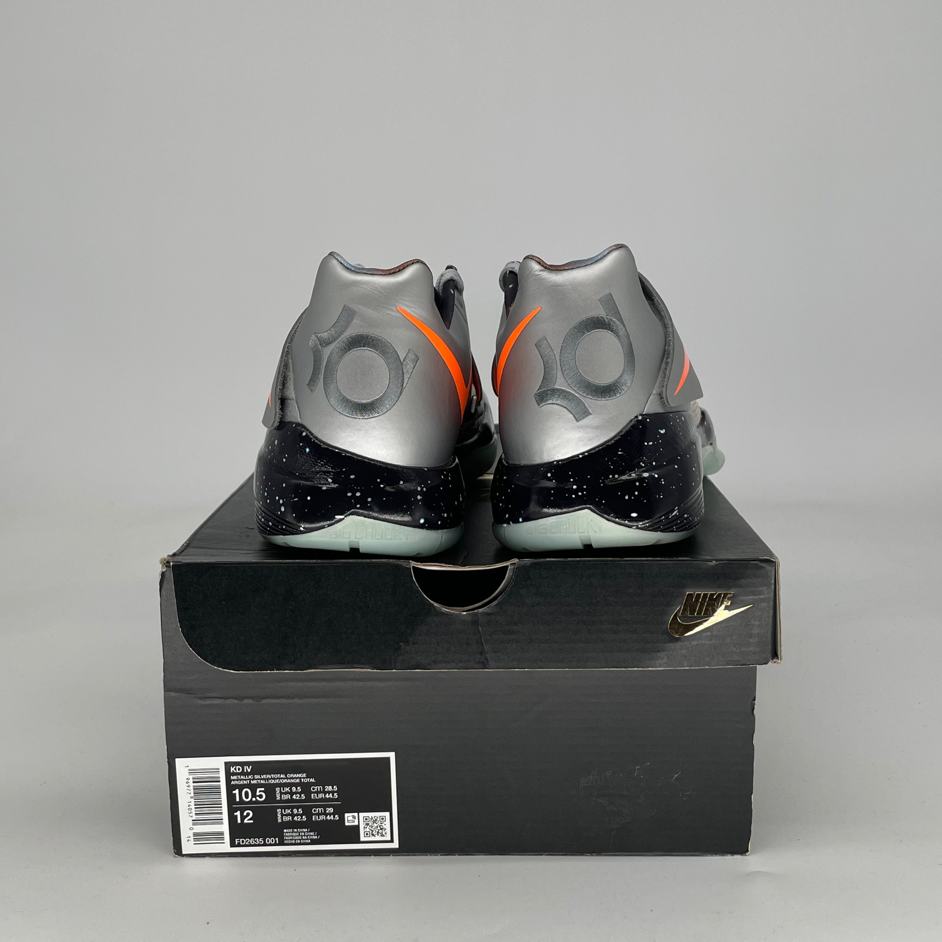 NIKE KD 4 GALAXY FD2635-001 SIZE 10.5/12W