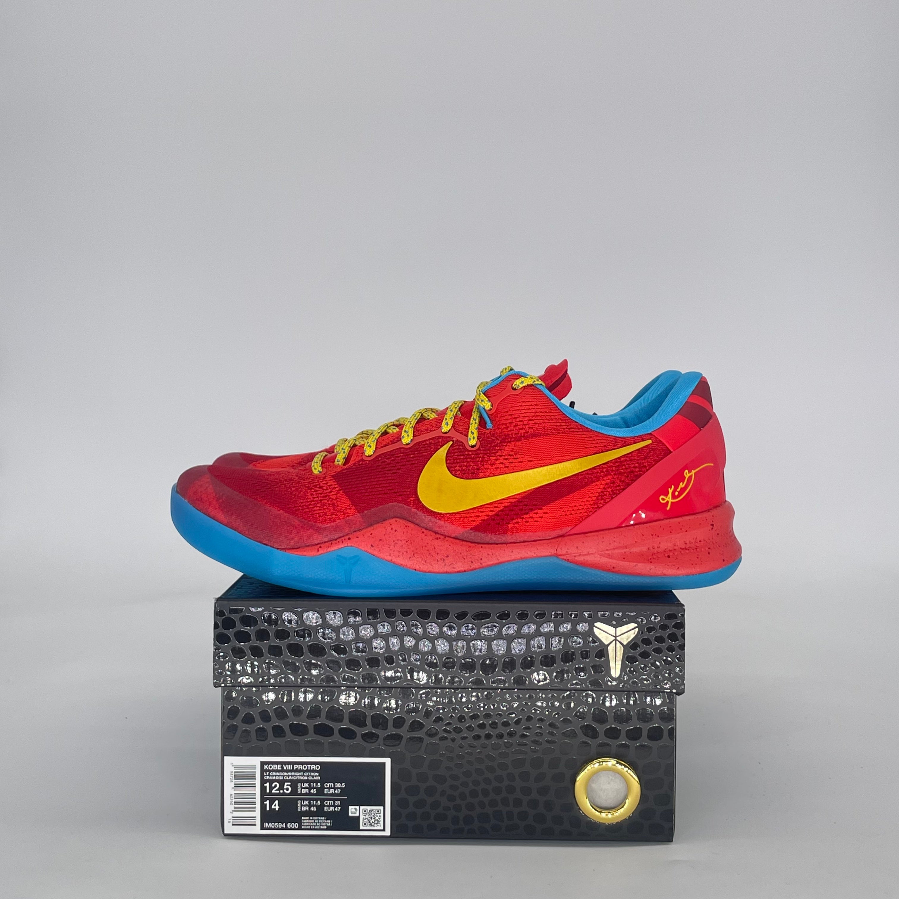 NIKE KOBE 8 PROTRO YEAR OF THE HORSE IM0594-600 SIZE 12.5/14W