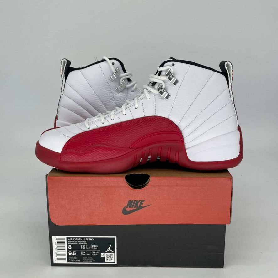 AIR JORDAN 12 CHERRY CT8013-116 SIZE 8/9.5W