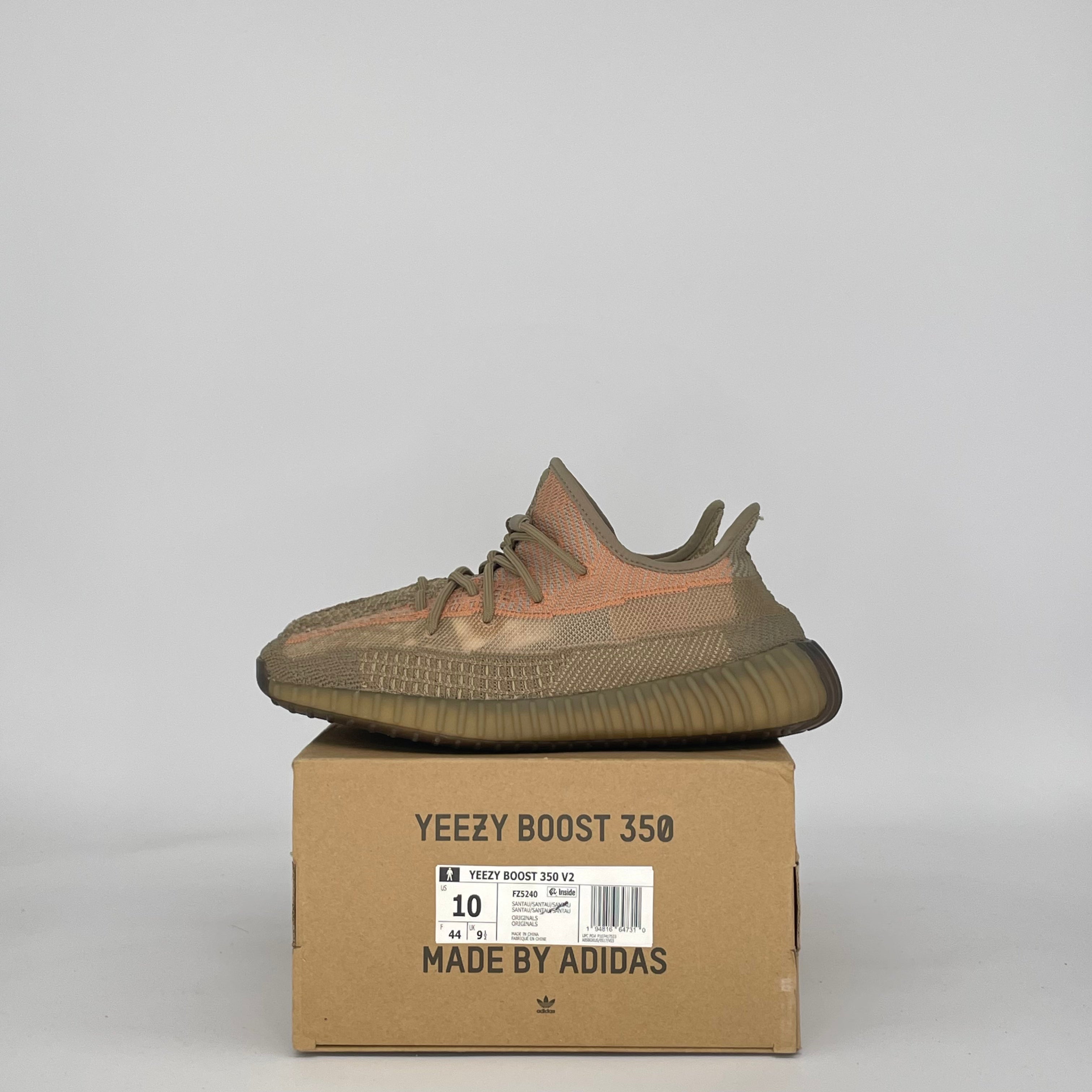 ADIDAS YEEZY BOOST 350 V2 SAND TAUPE FZ5240 SIZE 10/11.5