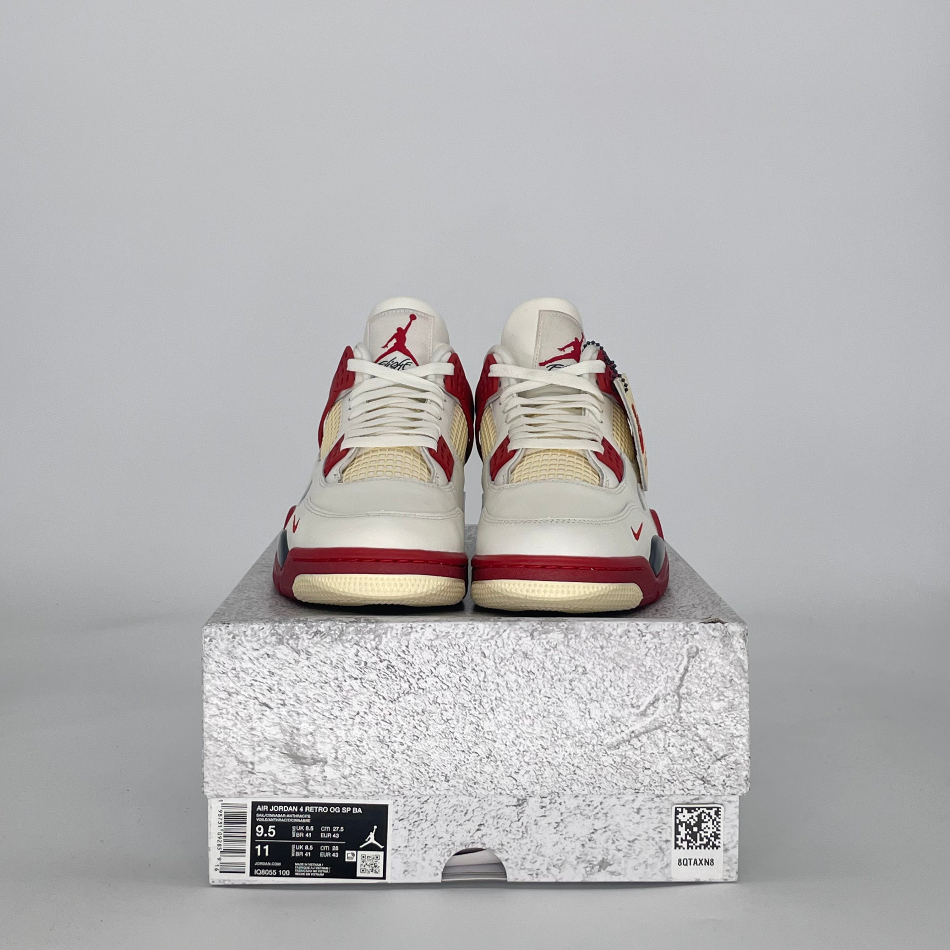 AIR JORDAN 4 NIGEL SYLVESTER BRICK AFTER BRICK IQ8055-100 SIZE 9.5/11W