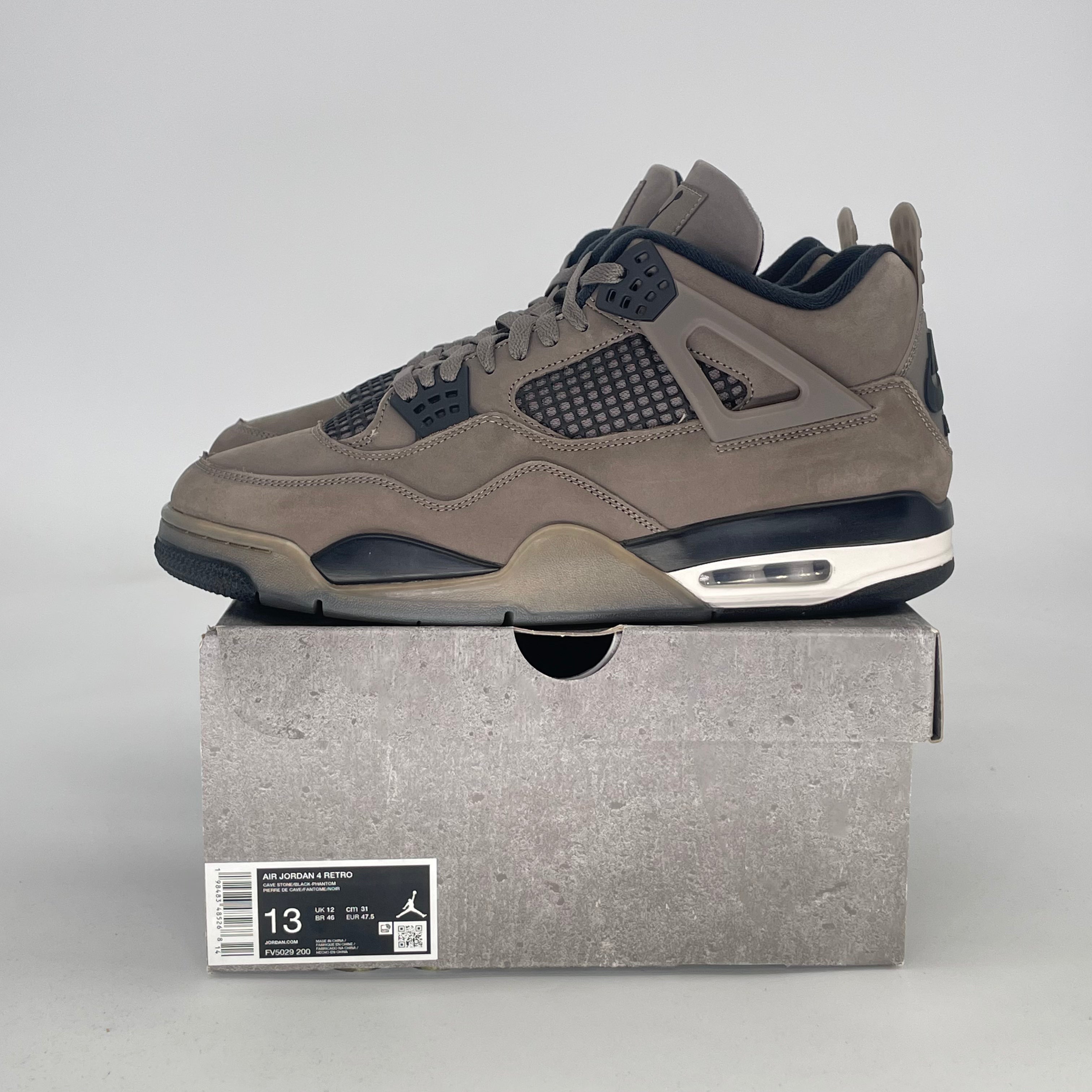 AIR JORDAN 4 CAVE STONE FV5029-200 SIZE 13/14.5W