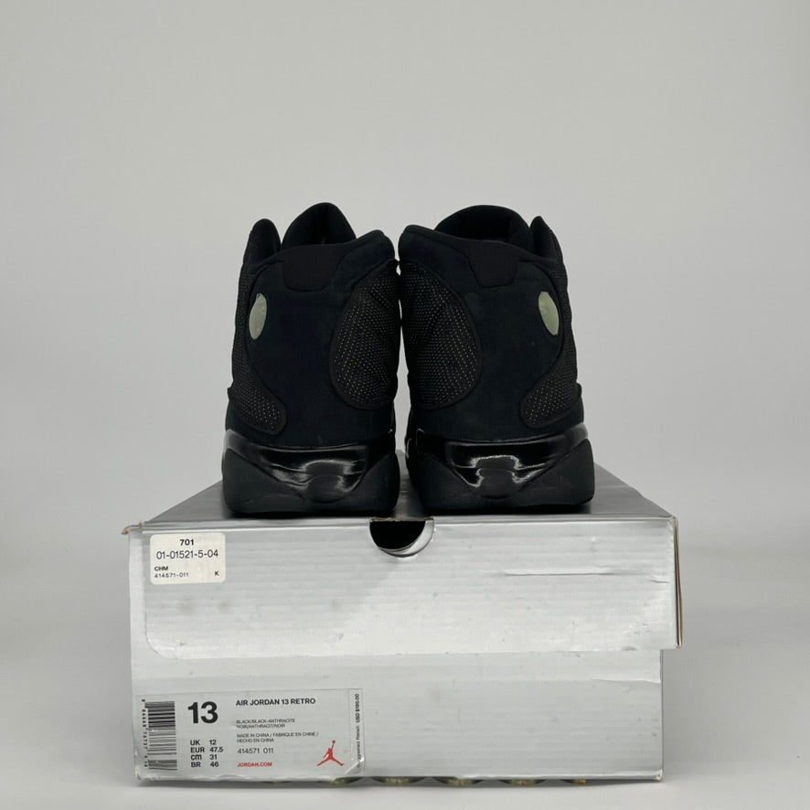 AIR JORDAN 13 BLACK CAT 414571-011 SIZE 13/14.5W