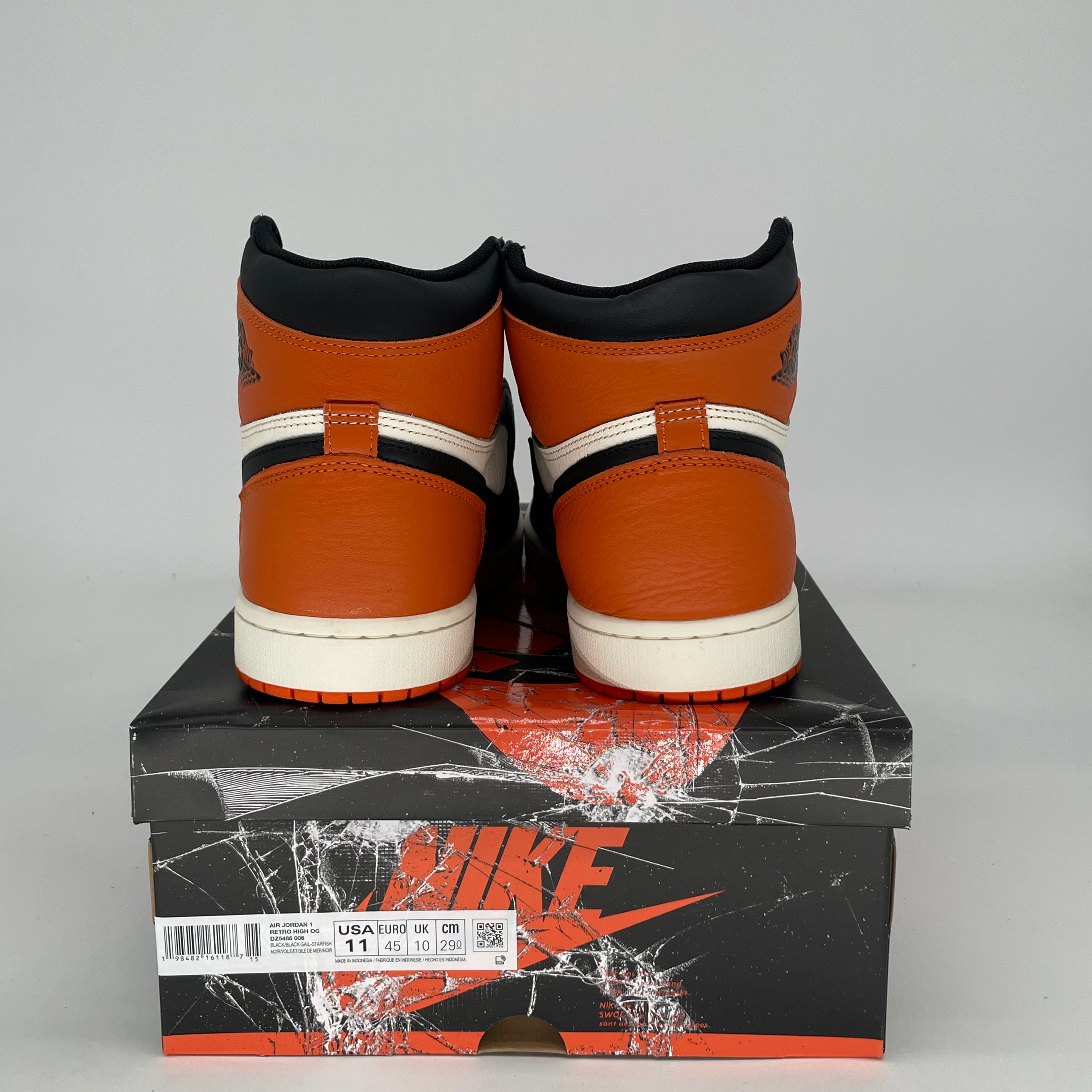 AIR JORDAN 1 SHATTERED BACKBOARD 2025 DZ5485-008 SIZE 11/12.5W