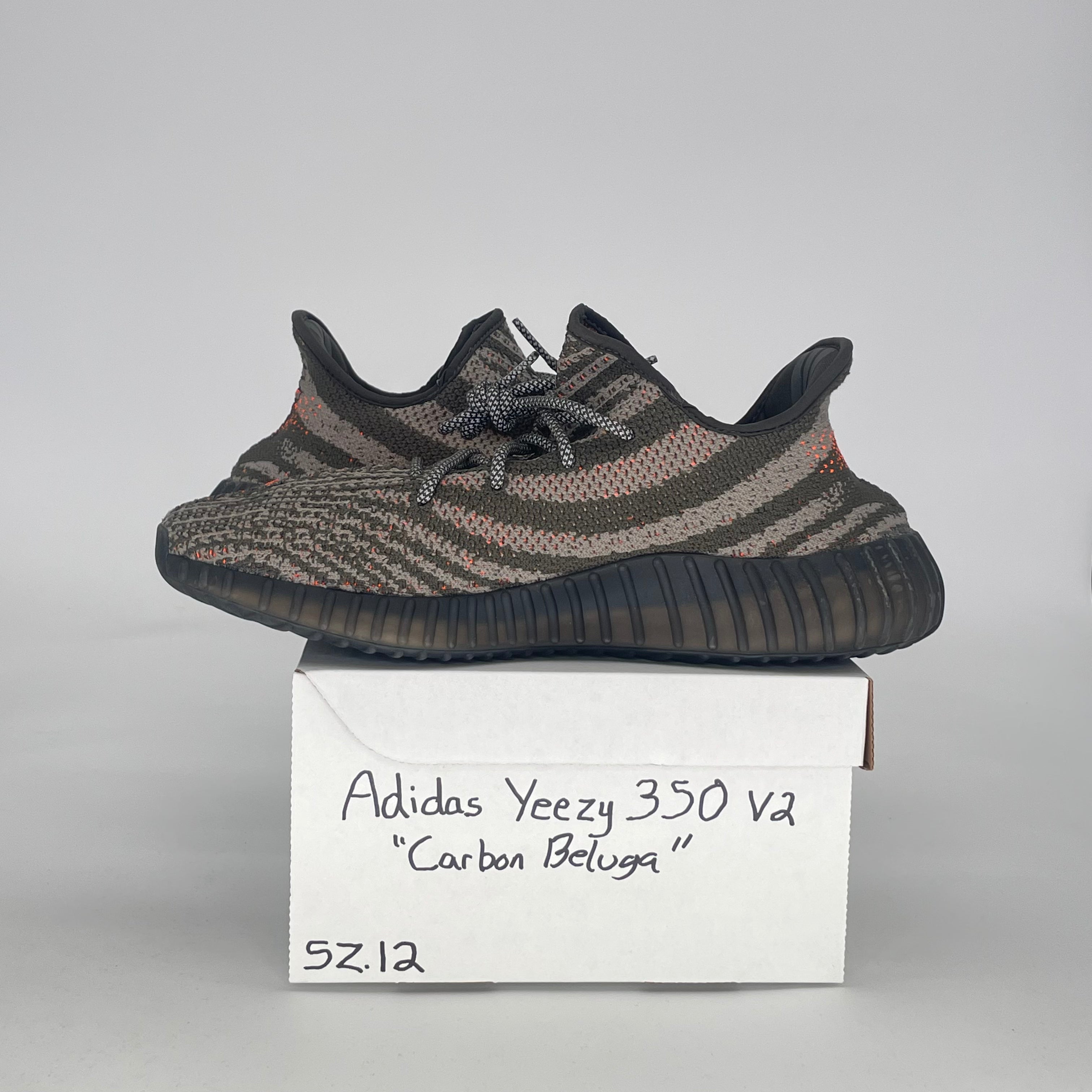 ADIDAS YEEZY BOOST 350 V2 CARBON BELUGA HQ7045 SIZE 12/13.5W
