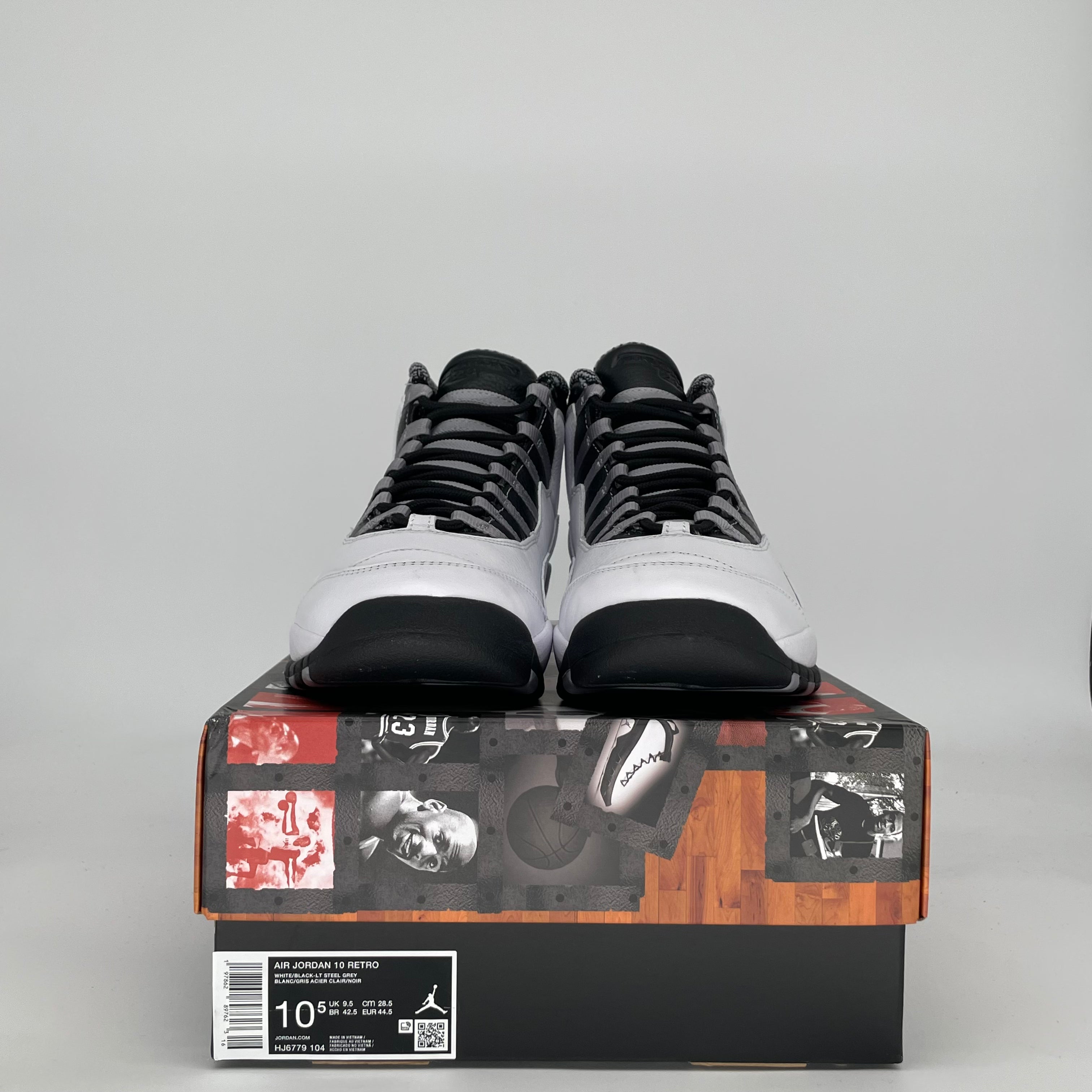 AIR JORDAN 10 STEEL HJ6779-104 SIZE 10.5/12W