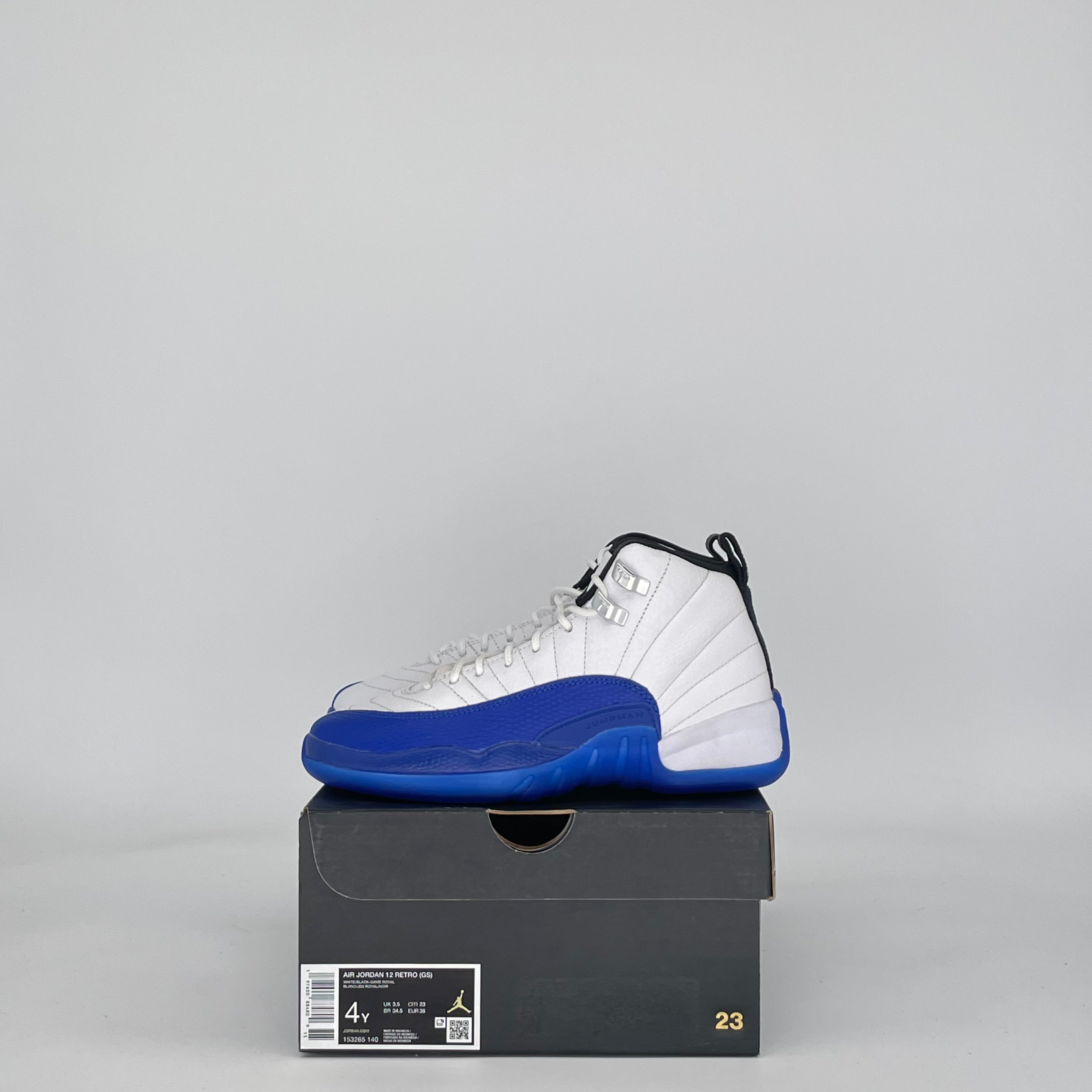 AIR JORDAN 12 BLUEBERRY 153265-140 SIZE 4/5.5W GS