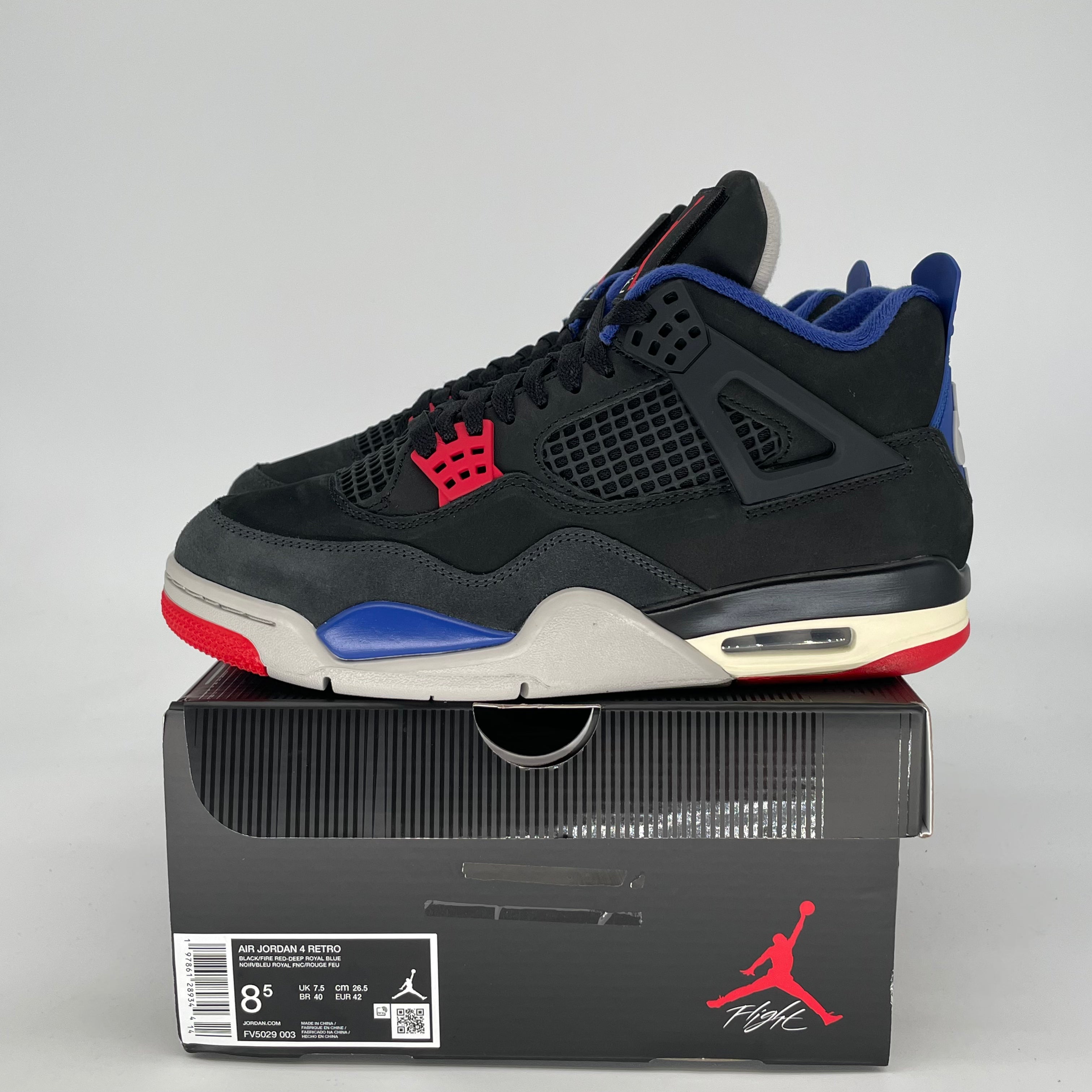 AIR JORDAN 4 RARE AIR WHITE LETTERING FV5029-003 SIZE 8.5/10W