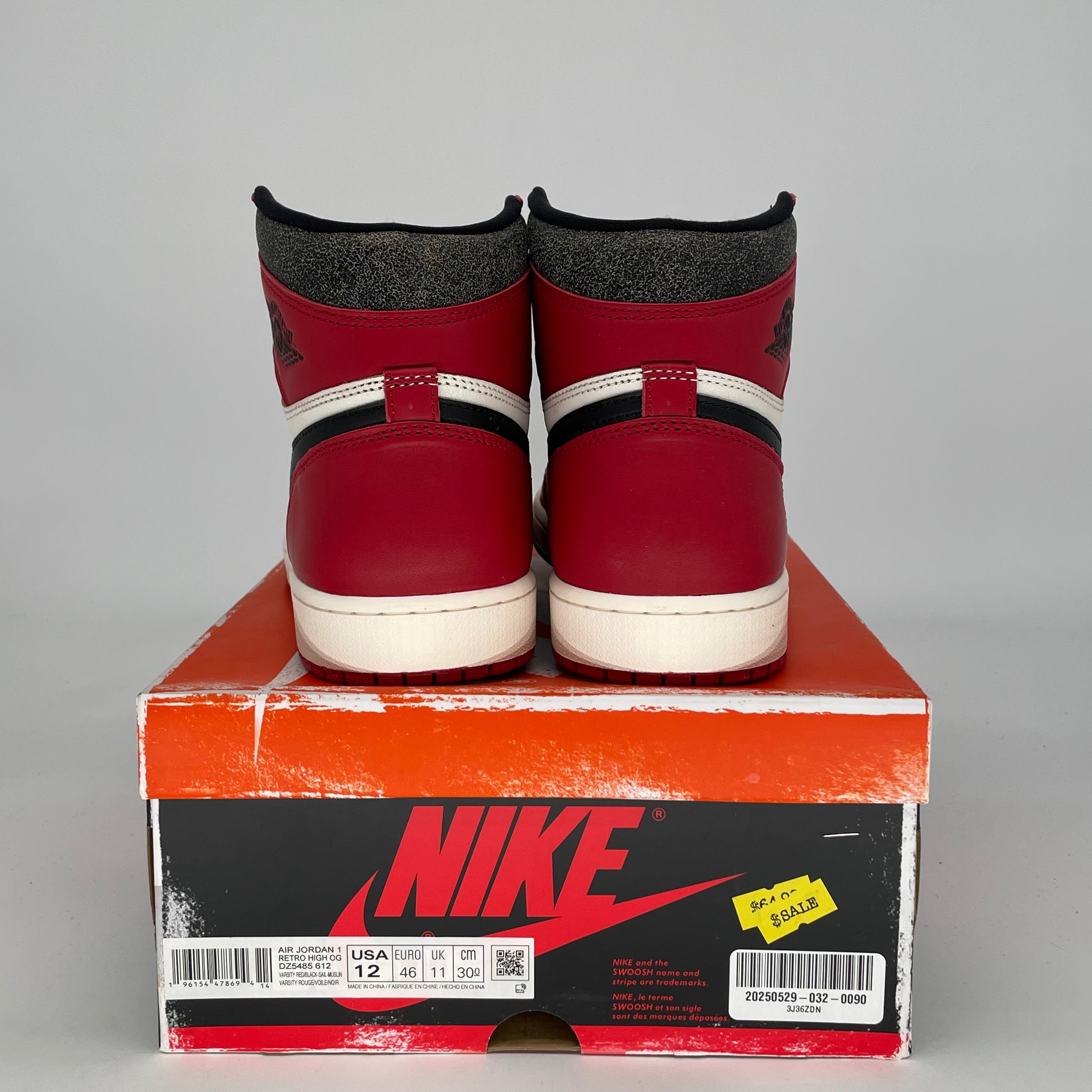 AIR JORDAN 1 LOST AND FOUND DZ5485-612 SIZE 12/13.5W