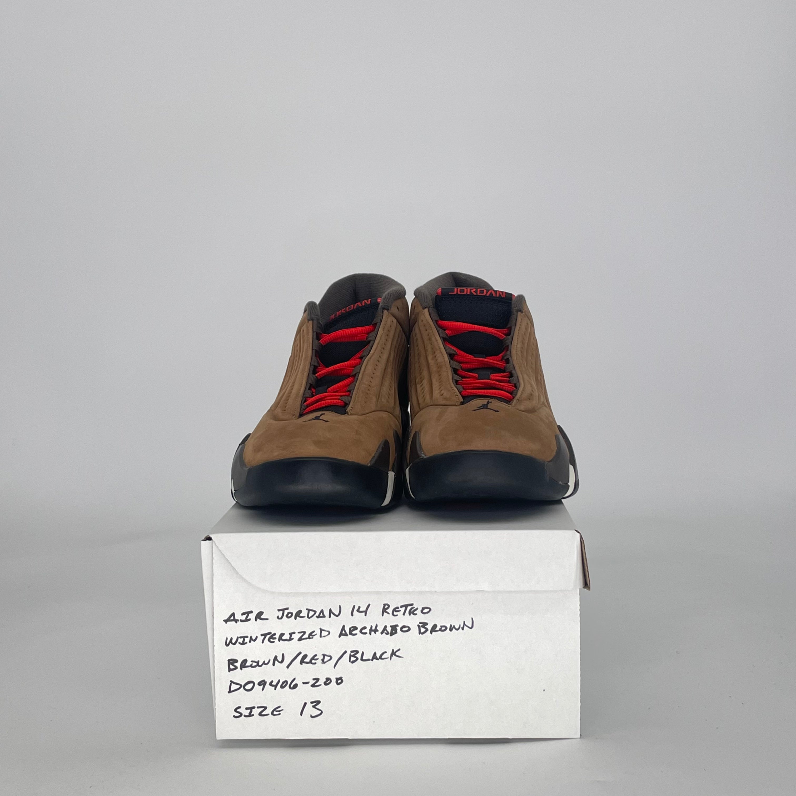 AIR JORDAN 14 WINTERIZED ARCHAEO BROWN DO9406-200 SIZE 13/14.5W