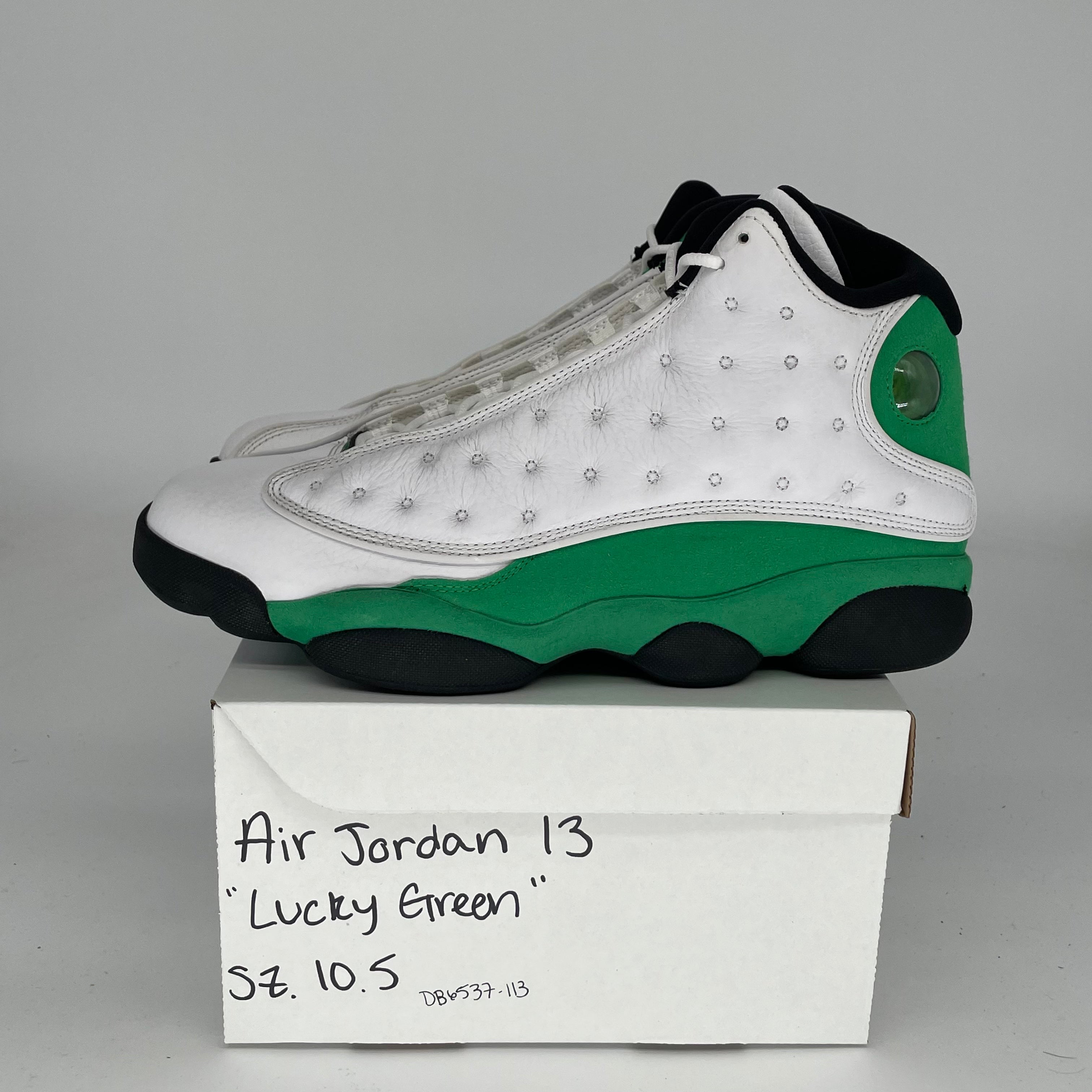 AIR JORDAN 13 LUCKY GREEN SIZE 10.5 DB6537-113