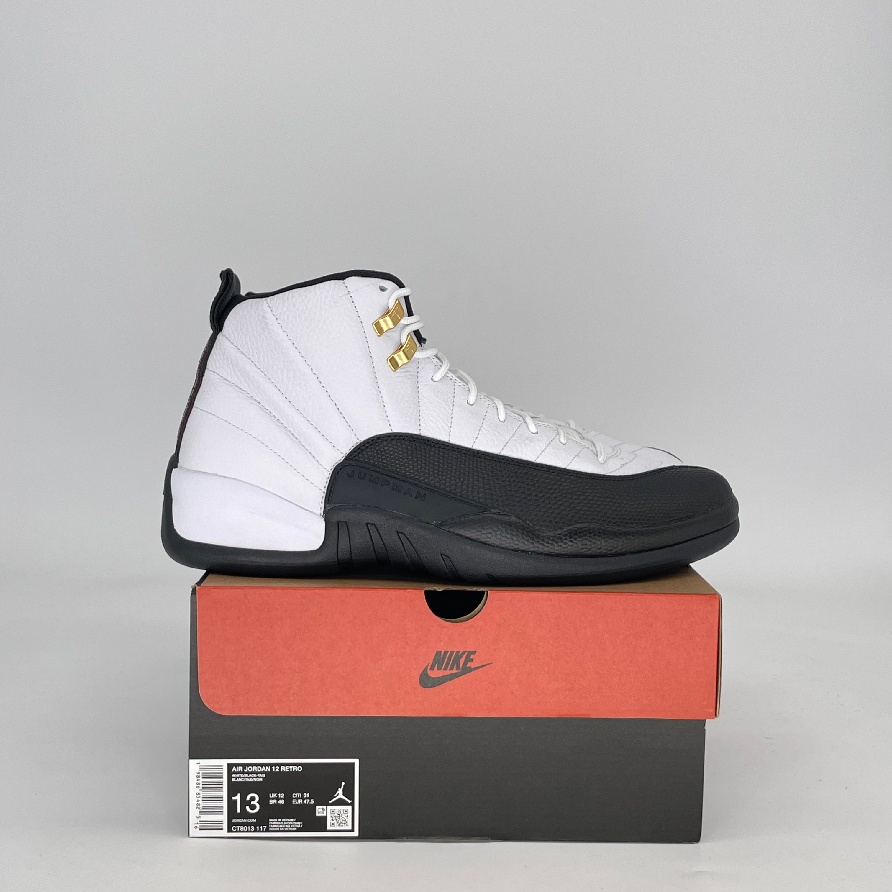 AIR JORDAN 12 TAXI CT8013-117 SIZE 13/14.5W