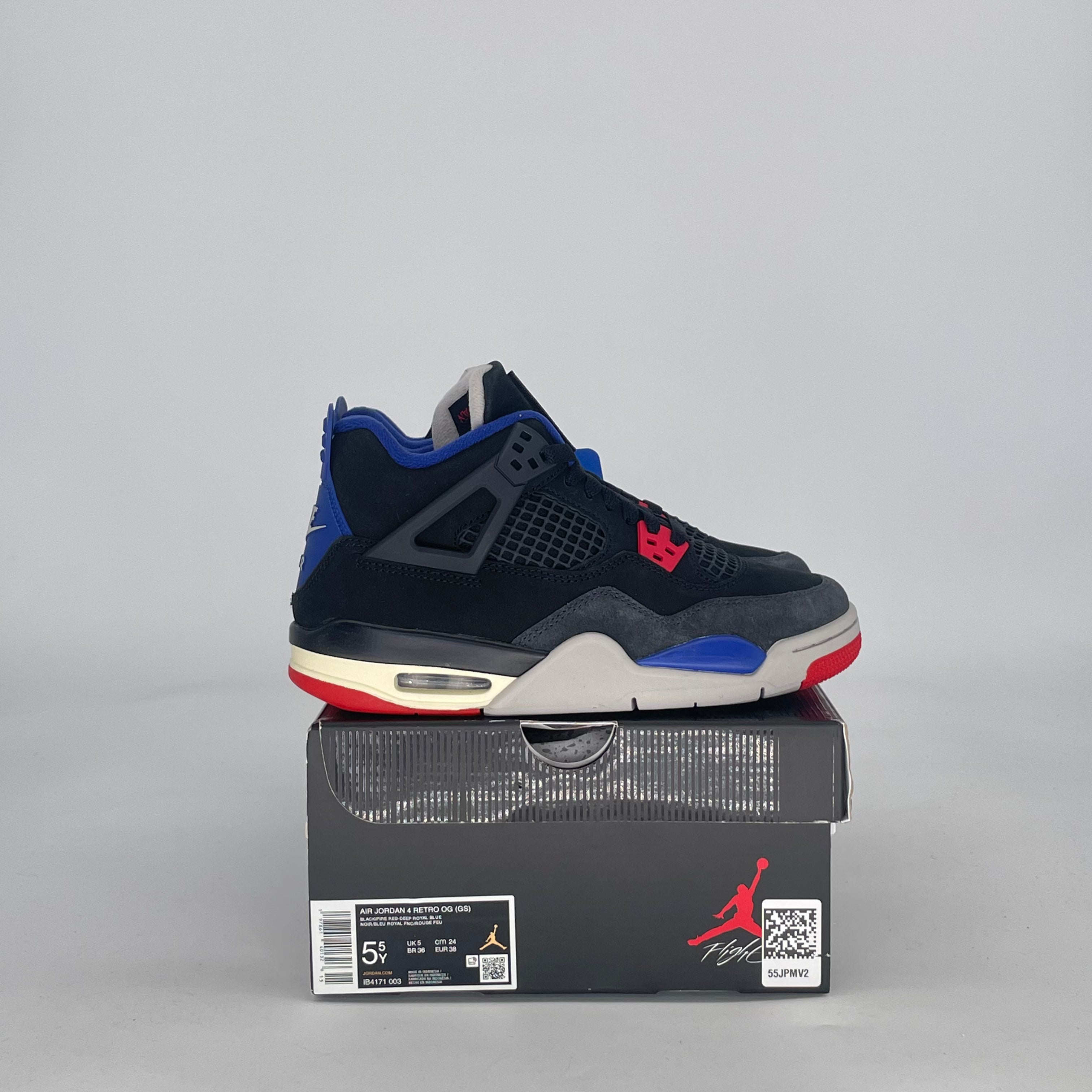AIR JORDAN 4 RARE AIR IB4171-003 SIZE 5.5/7W GS