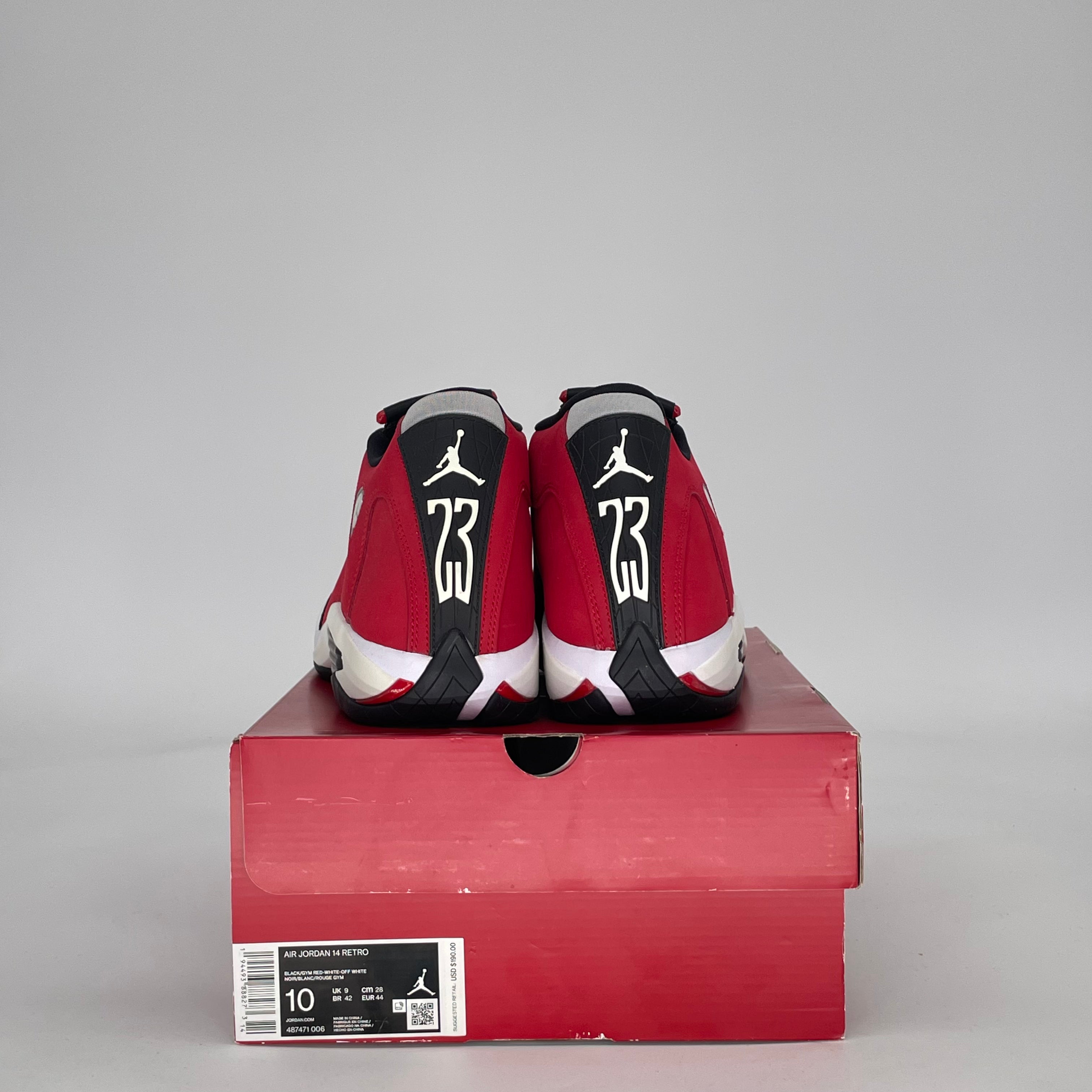 AIR JORDAN 14 GYM RED TORO 487471-006 SIZE 10/11.5W