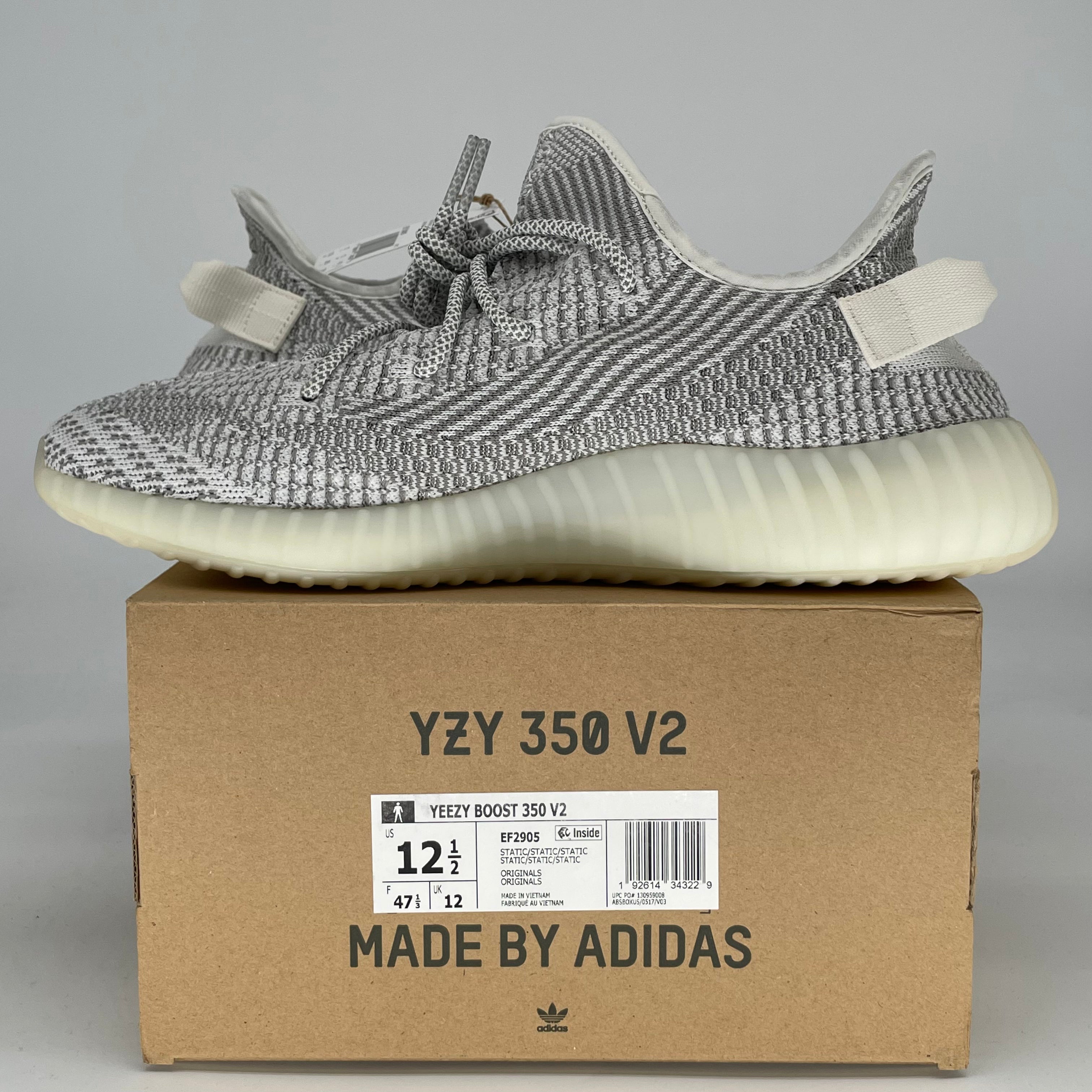 ADIDAS YEEZY 350 V2 STATIC (NON-REFLECTIVE) EF2905 SIZE 12.5/14W