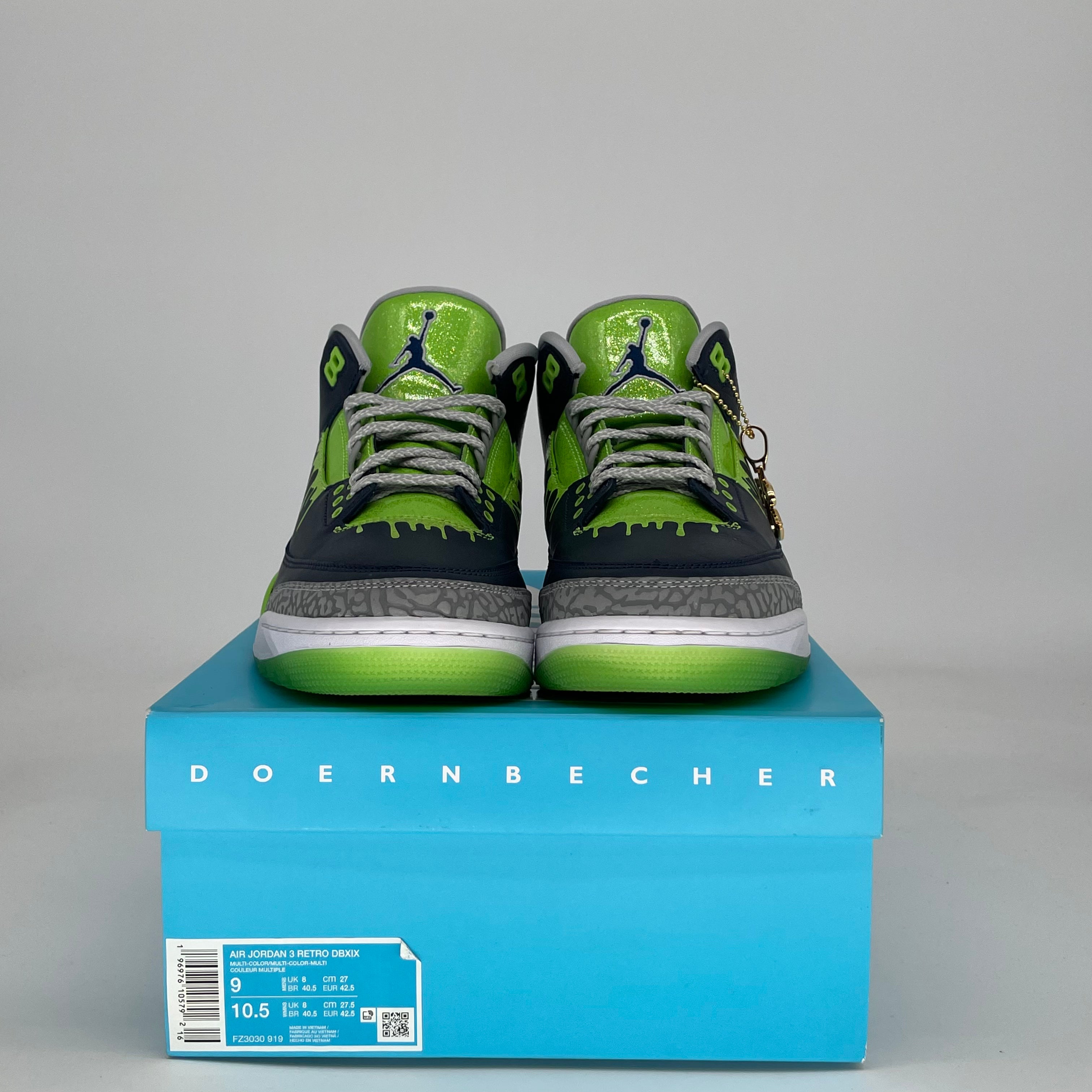 AIR JORDAN 3 DOERNBECHER HUGO FZ3030-919 SIZE 9/10.5W