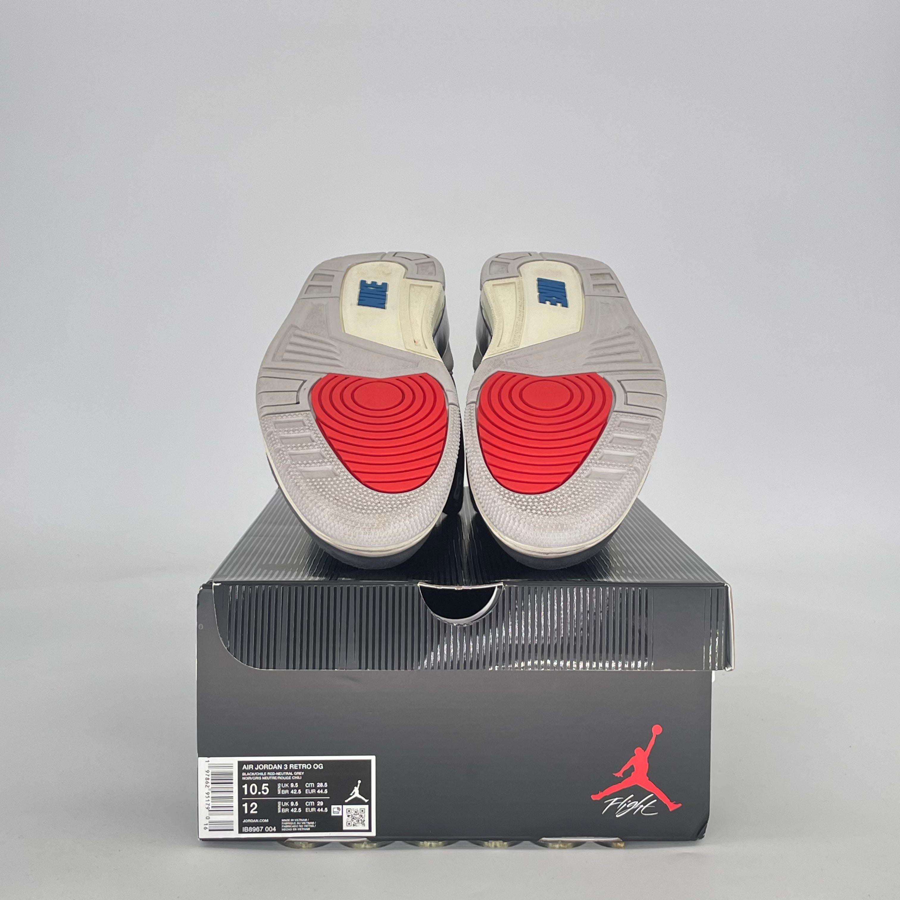 AIR JORDAN 3 RARE AIR IB8967-004 SIZE 10.5/12W