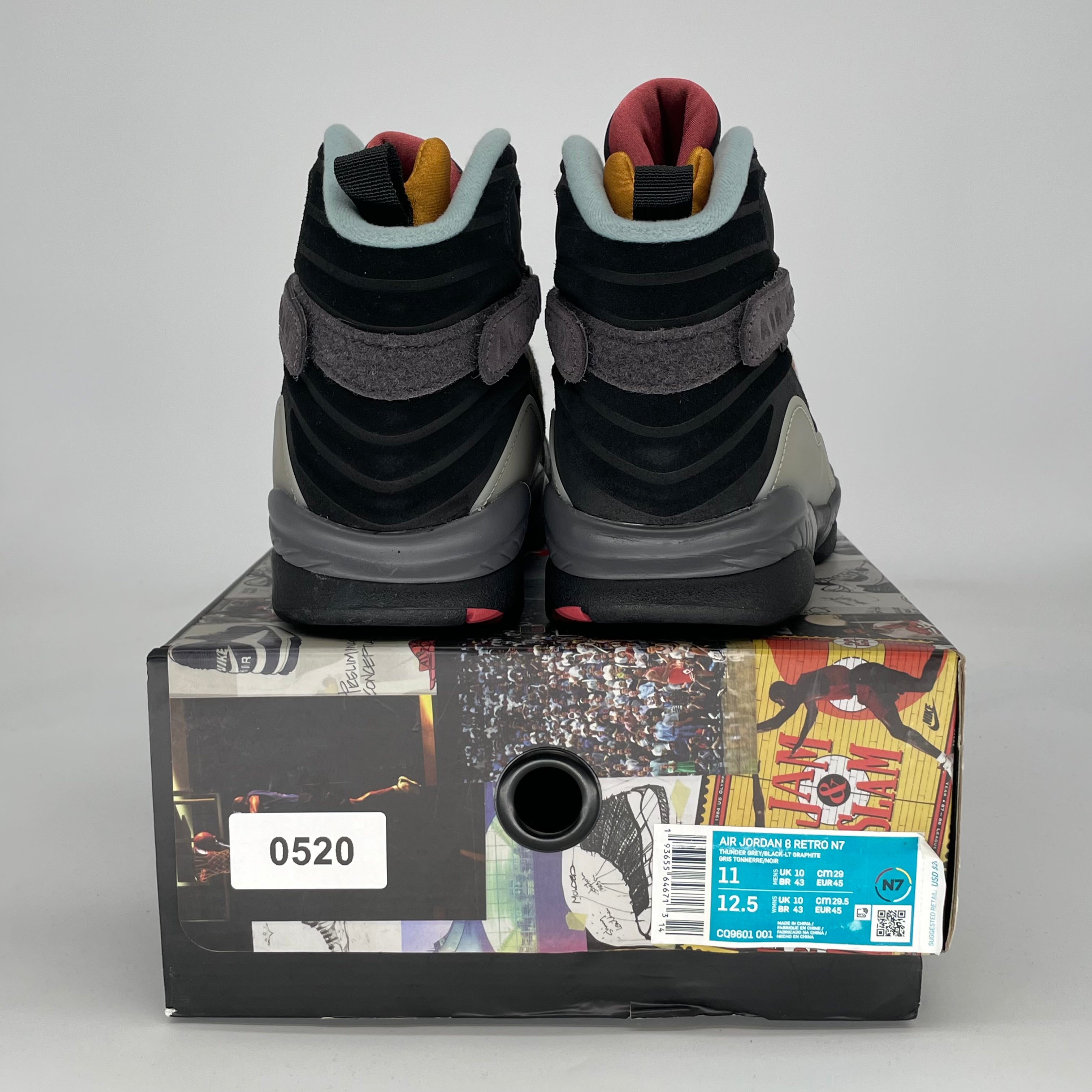 AIR JORDAN 8 N7 CQ9601-001 SIZE 11/12.5W