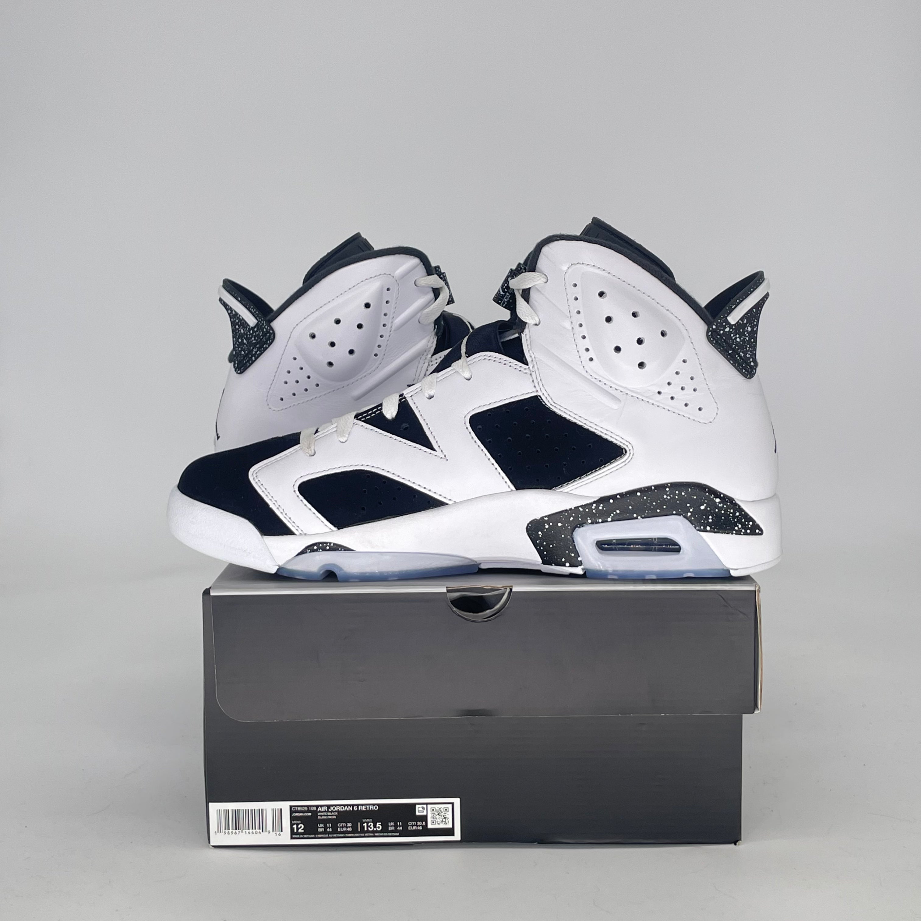 AIR JORDAN 6 OREO CT8529-108 SIZE 12/13.5W