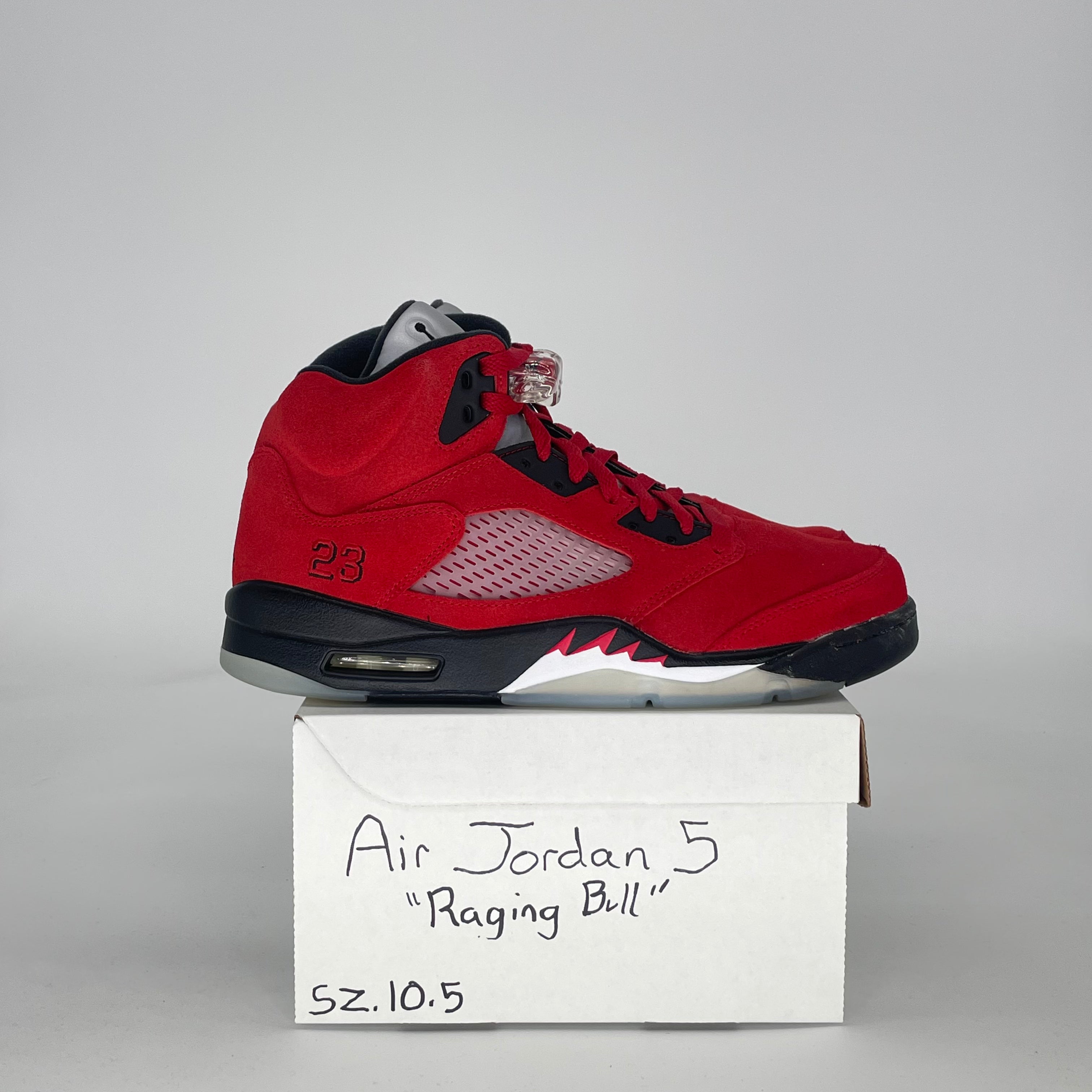 AIR JORDAN 5 RAGING BULL RED DD0587-600 SIZE 10.5/12W